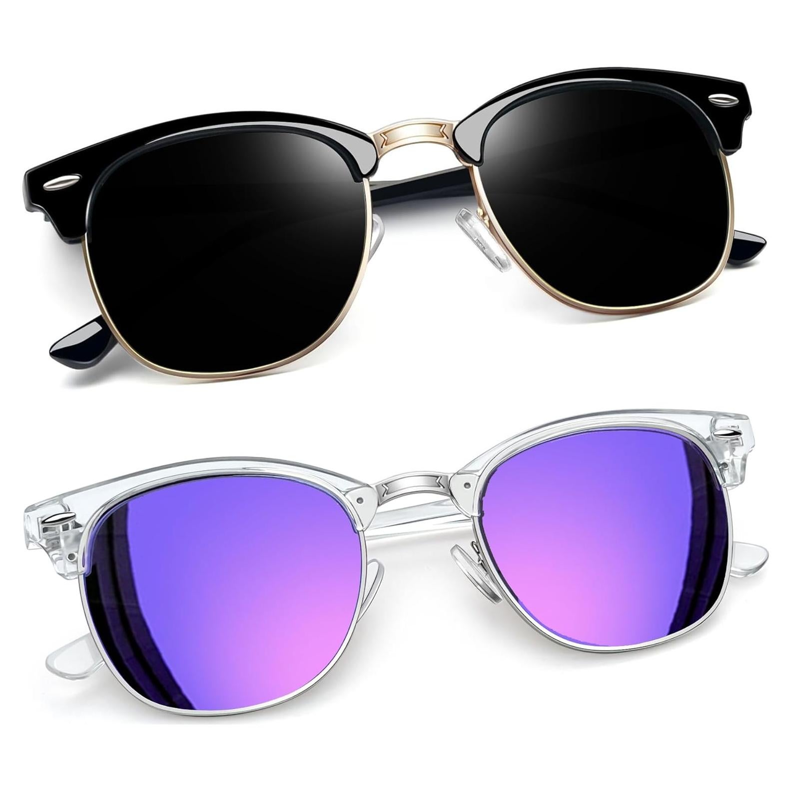 Gafas de sol Joopin unisex polarizadas UV400 medio marco