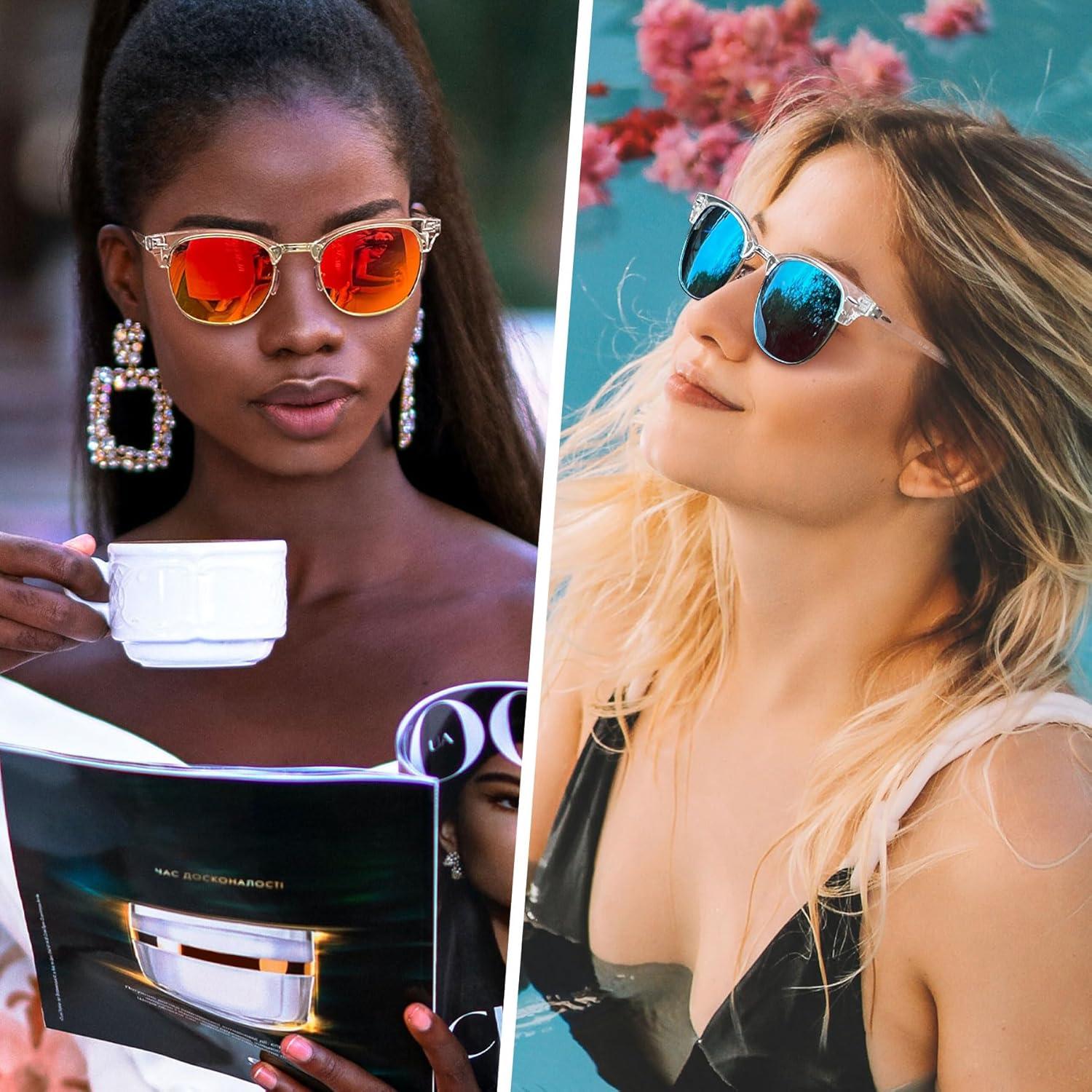 Gafas de sol Joopin unisex polarizadas UV400 medio marco