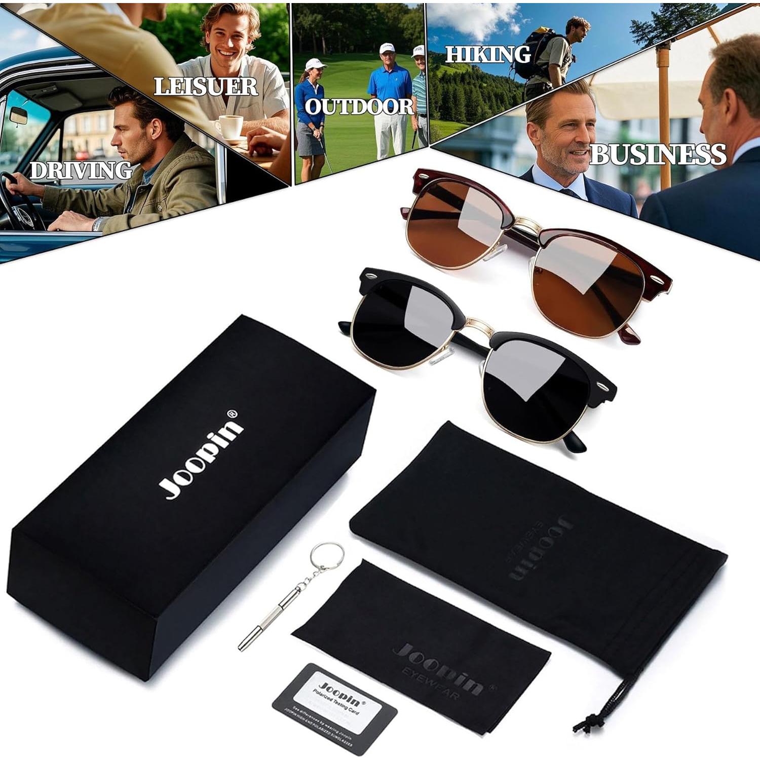 Gafas de sol Joopin H9041 polarizadas UV400 unisex