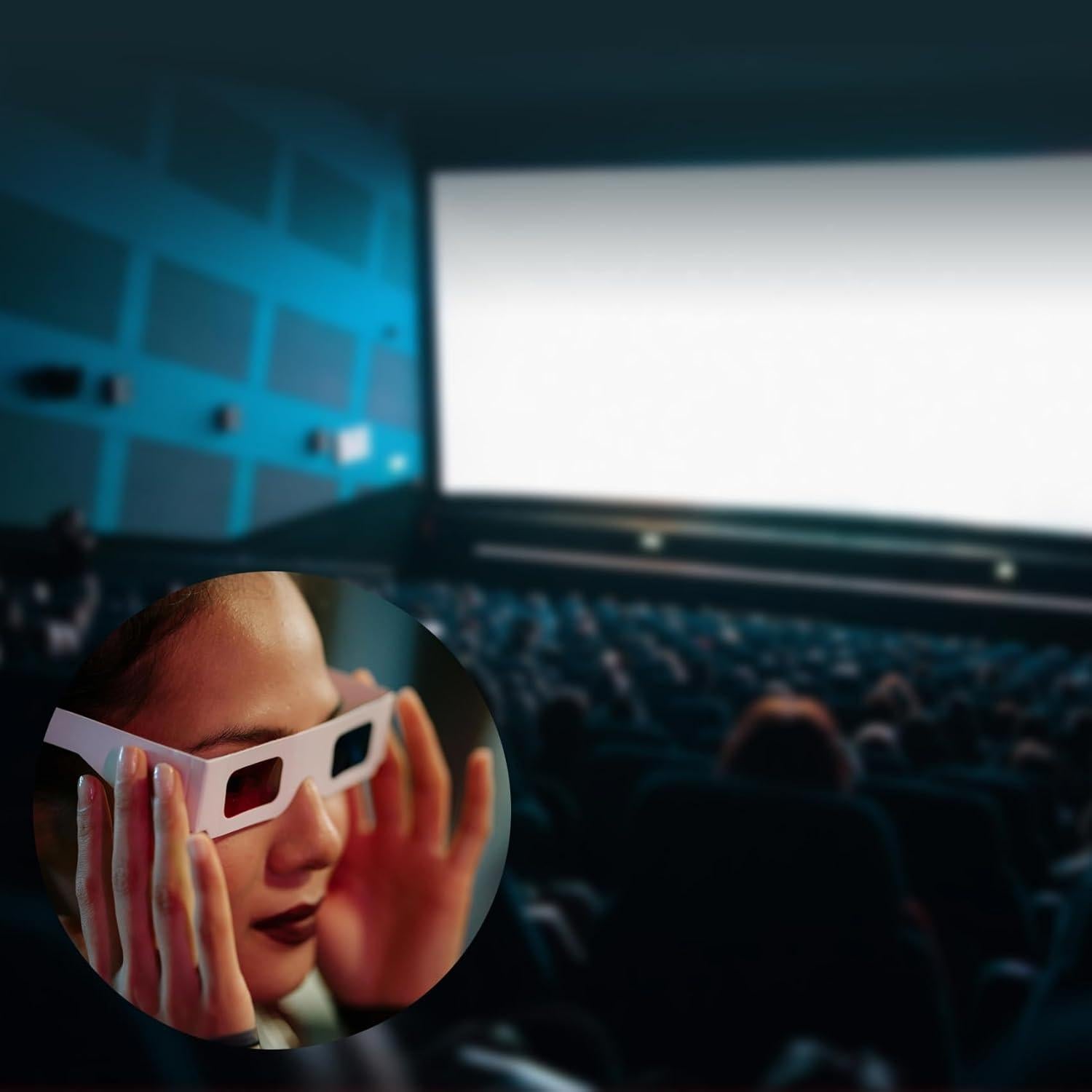 15 Pares de Gafas 3D Anaglifo YUEBOSUL Rojo Azul