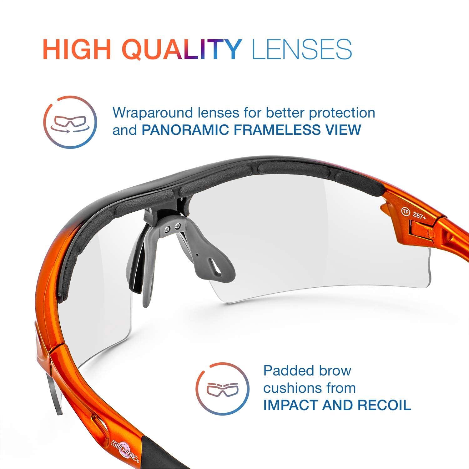 Gafas de Seguridad ToolFreak Reevo - Protección UV y Impacto