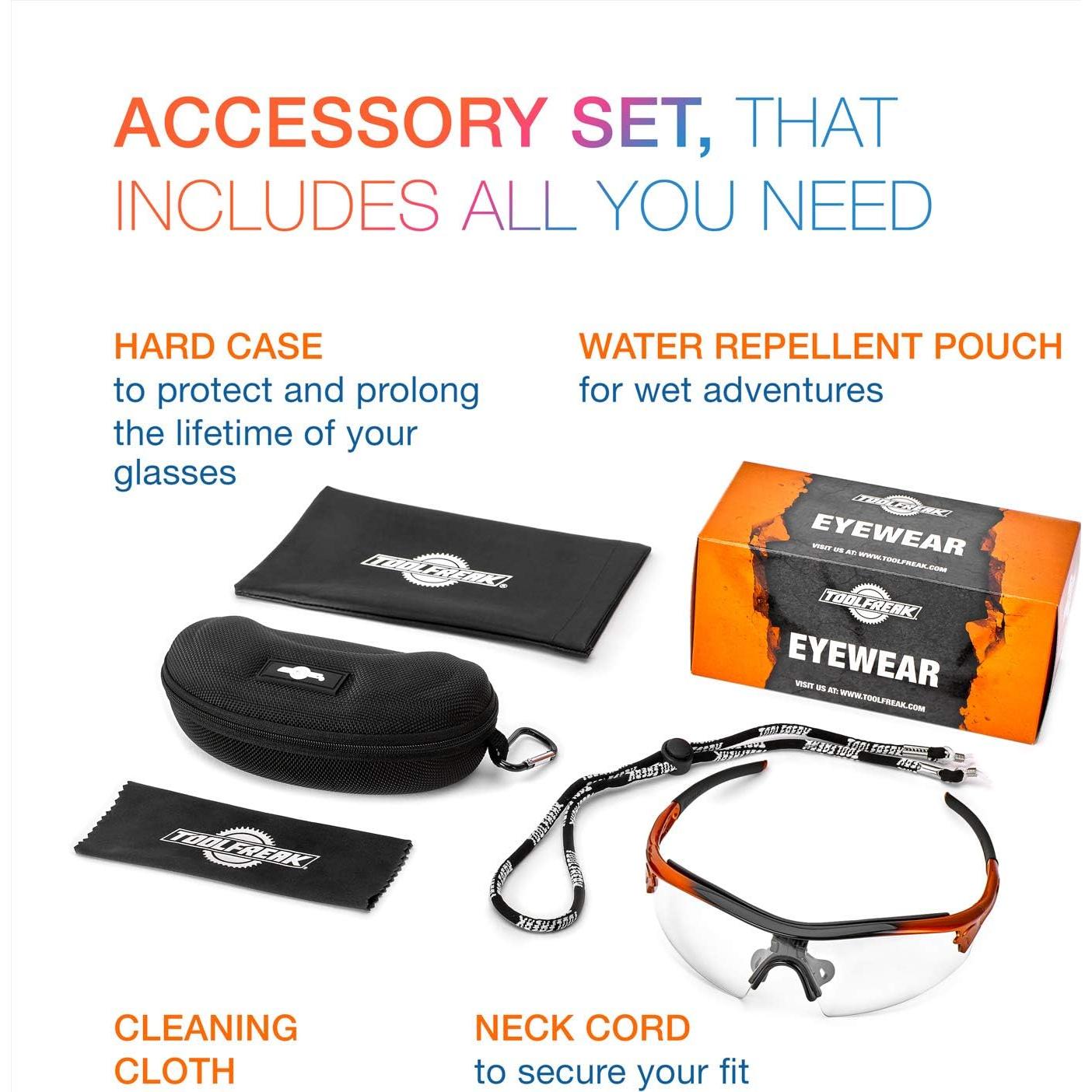 Gafas de Seguridad ToolFreak Reevo - Protección UV y Impacto