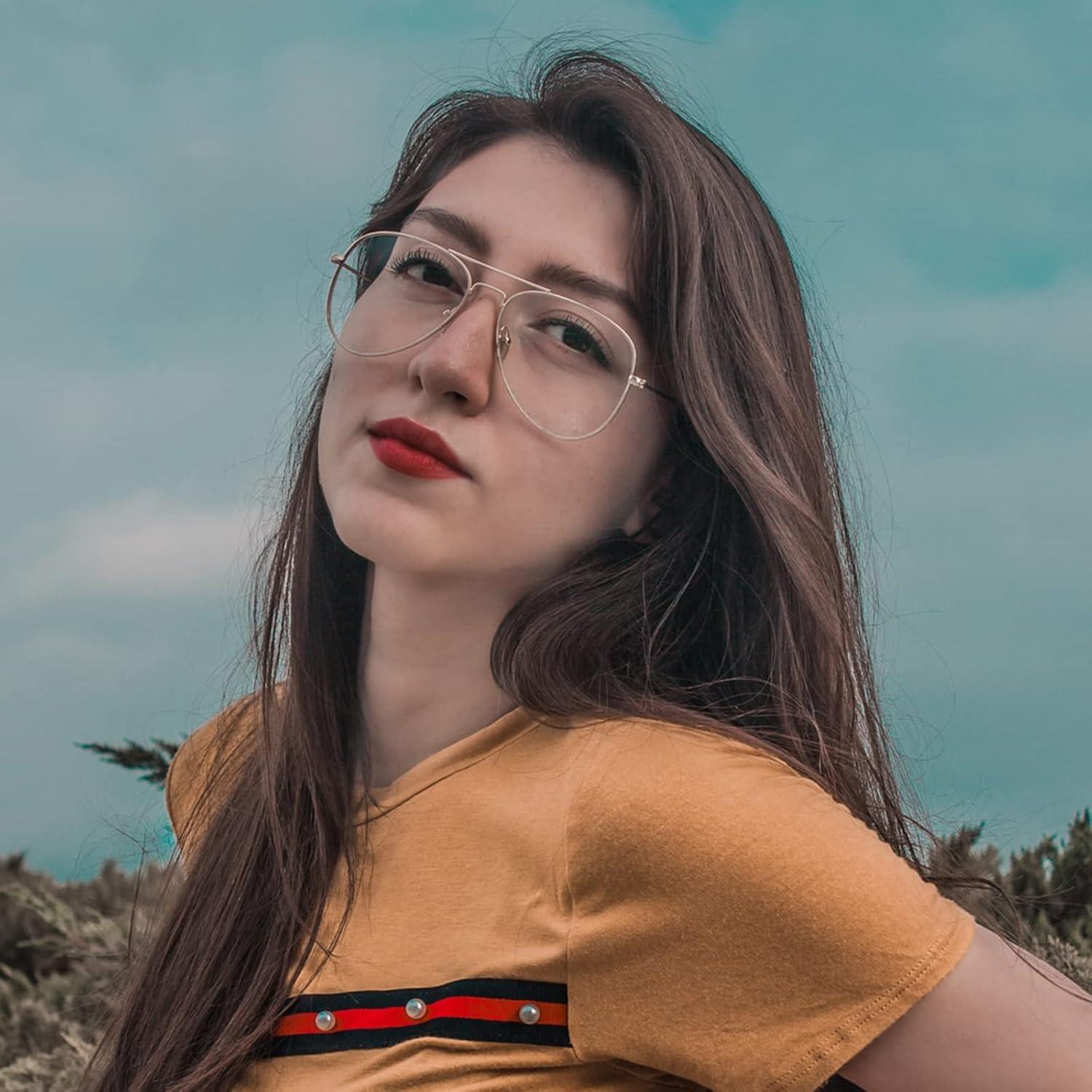 Gafas de Aviador Outray Metal Transparente Unisex