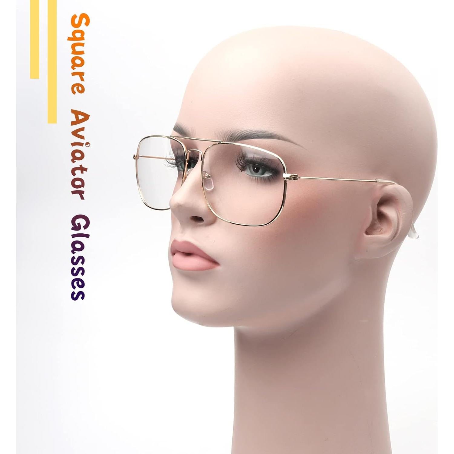 Gafas de Aviador Outray Metal Transparente para Hombres y Mujeres