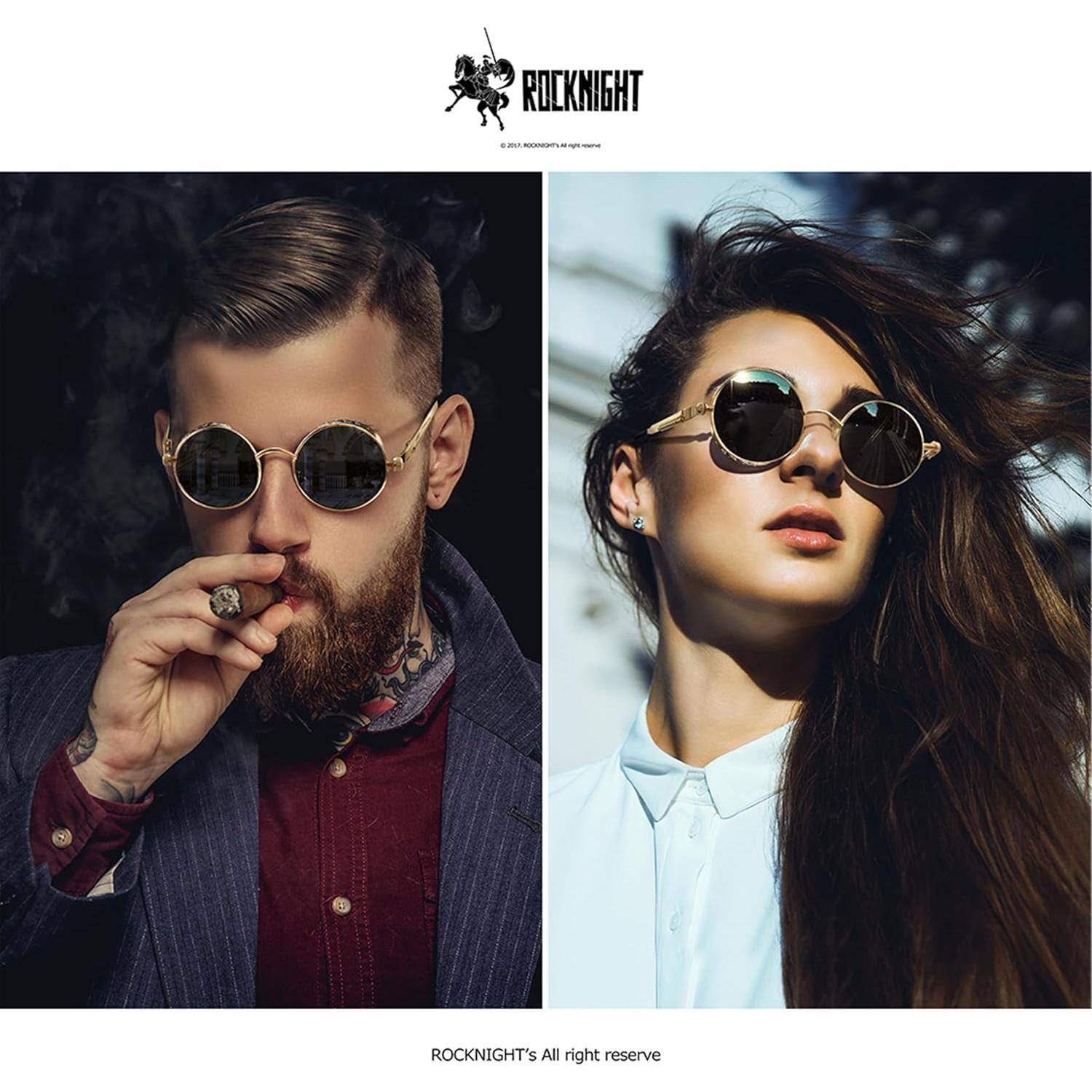 Gafas de Sol Góticas Steampunk ROCKNIGHT UV400 Unisex