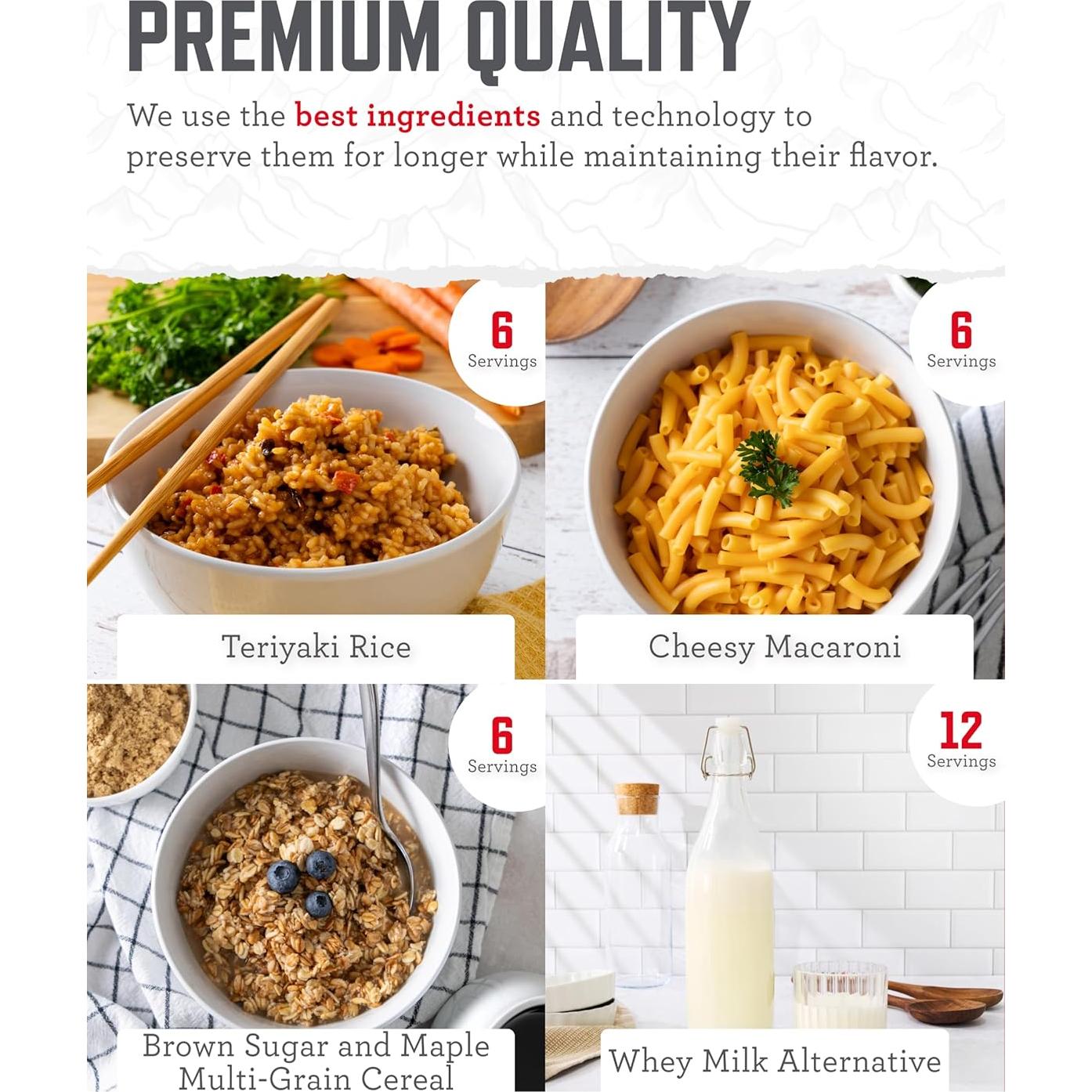 ReadyWise Comida de Emergencia 72 Horas 30 Porciones