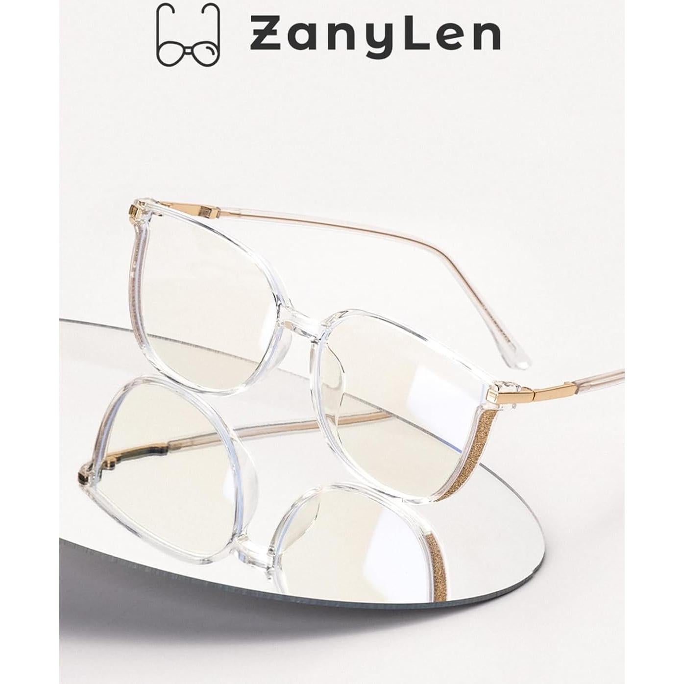 Gafas Cat-Eye ZanyLen con Bloqueo Luz Azul para Mujeres