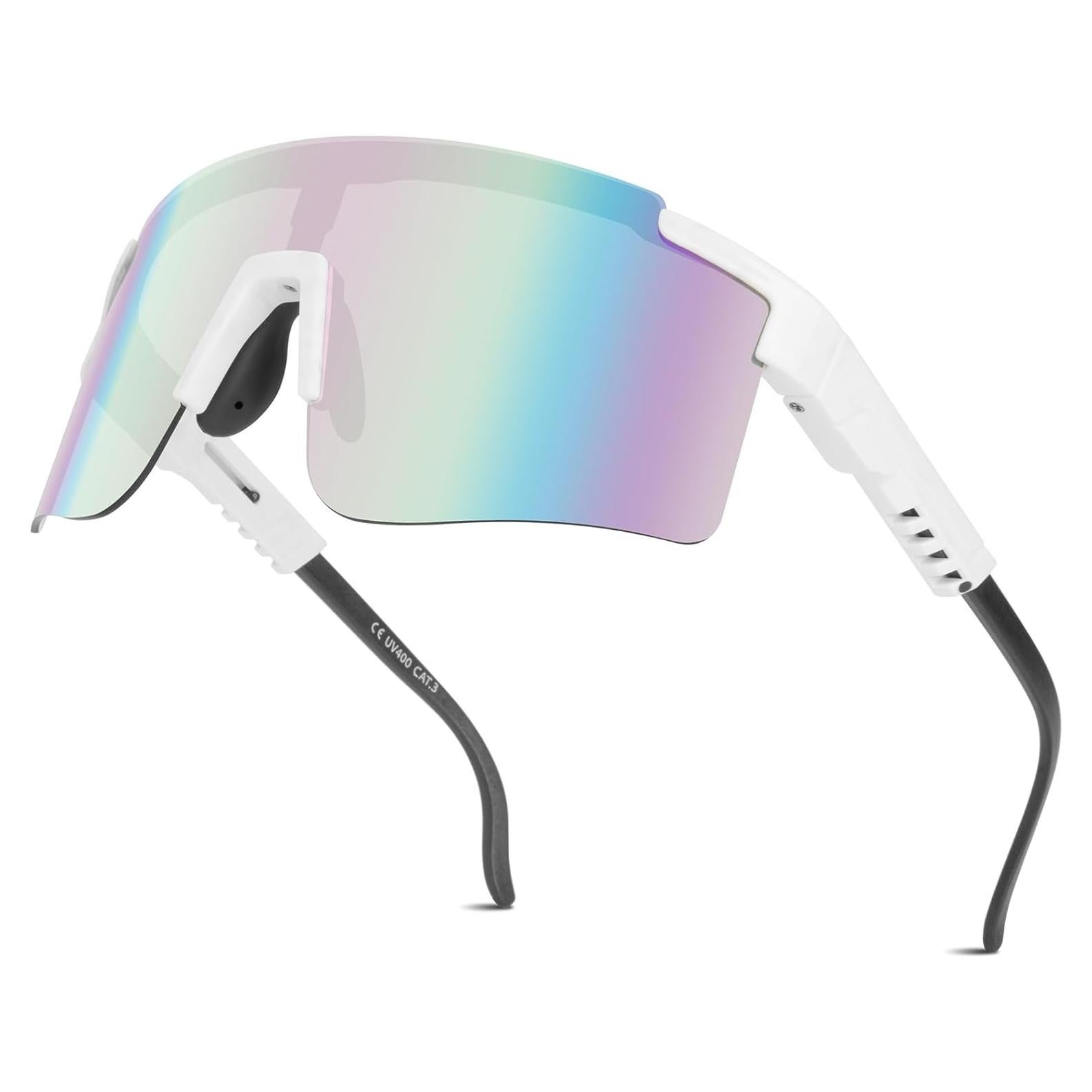 Gafas de Ciclismo Roibeao UV400 Unisex Ligeras y Cómodas