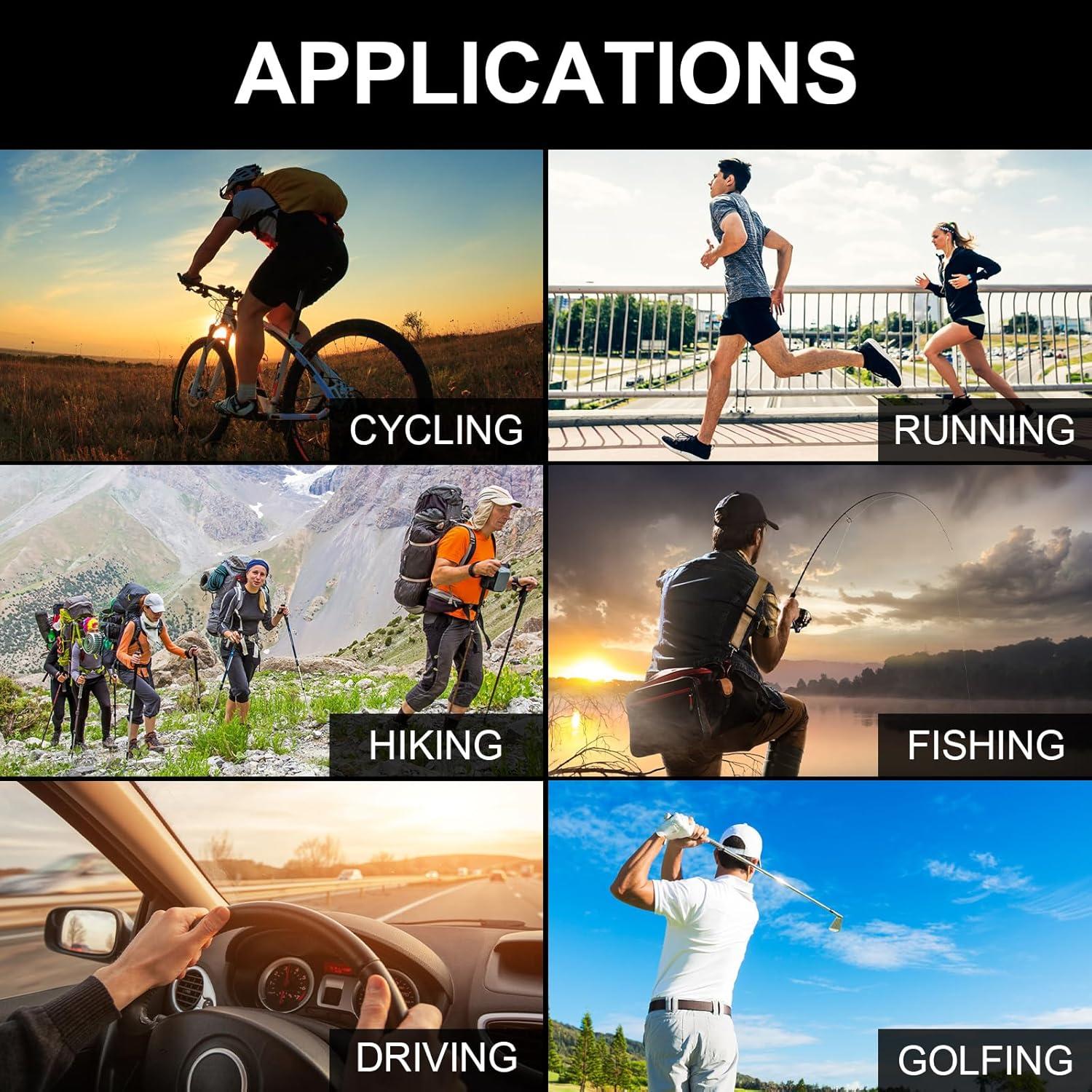 Gafas de Ciclismo Roibeao UV400 Ligeras y Cómodas