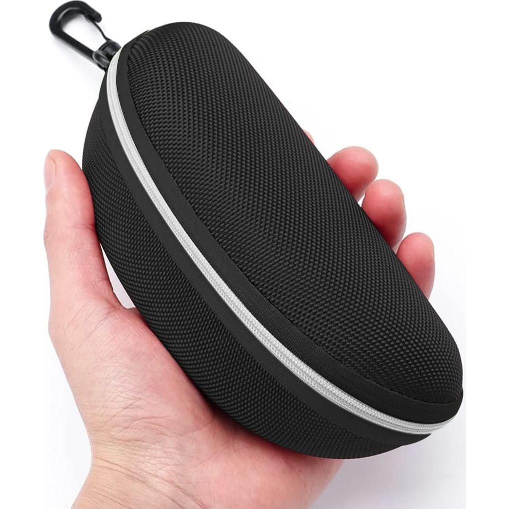 Estuche rígido para gafas de sol 3 piezas Plateado