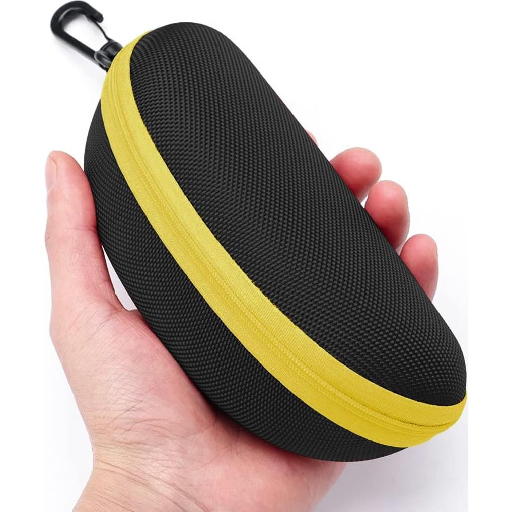 Estuche rígido para gafas de sol 3 piezas Amarillo