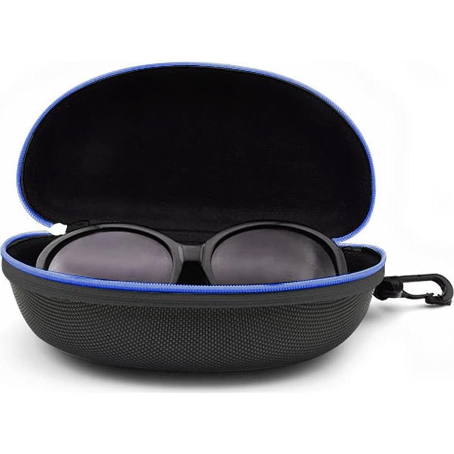 Estuche rígido para gafas EVA 3 piezas azul portátil