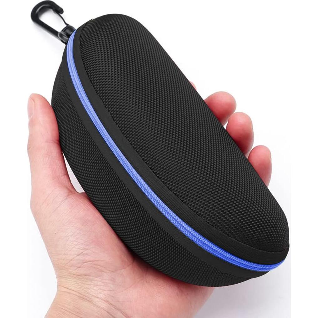 Estuche rígido para gafas EVA 3 piezas azul portátil