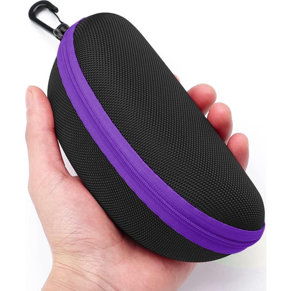 Estuche rígido para gafas de sol 3 piezas morado EVA