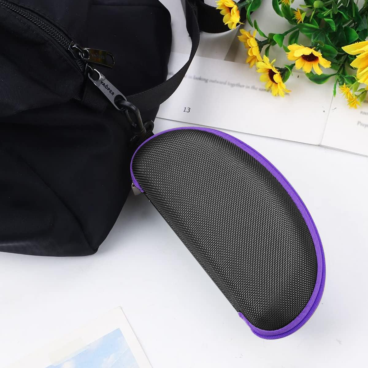 Estuche rígido para gafas de sol 3 piezas morado EVA