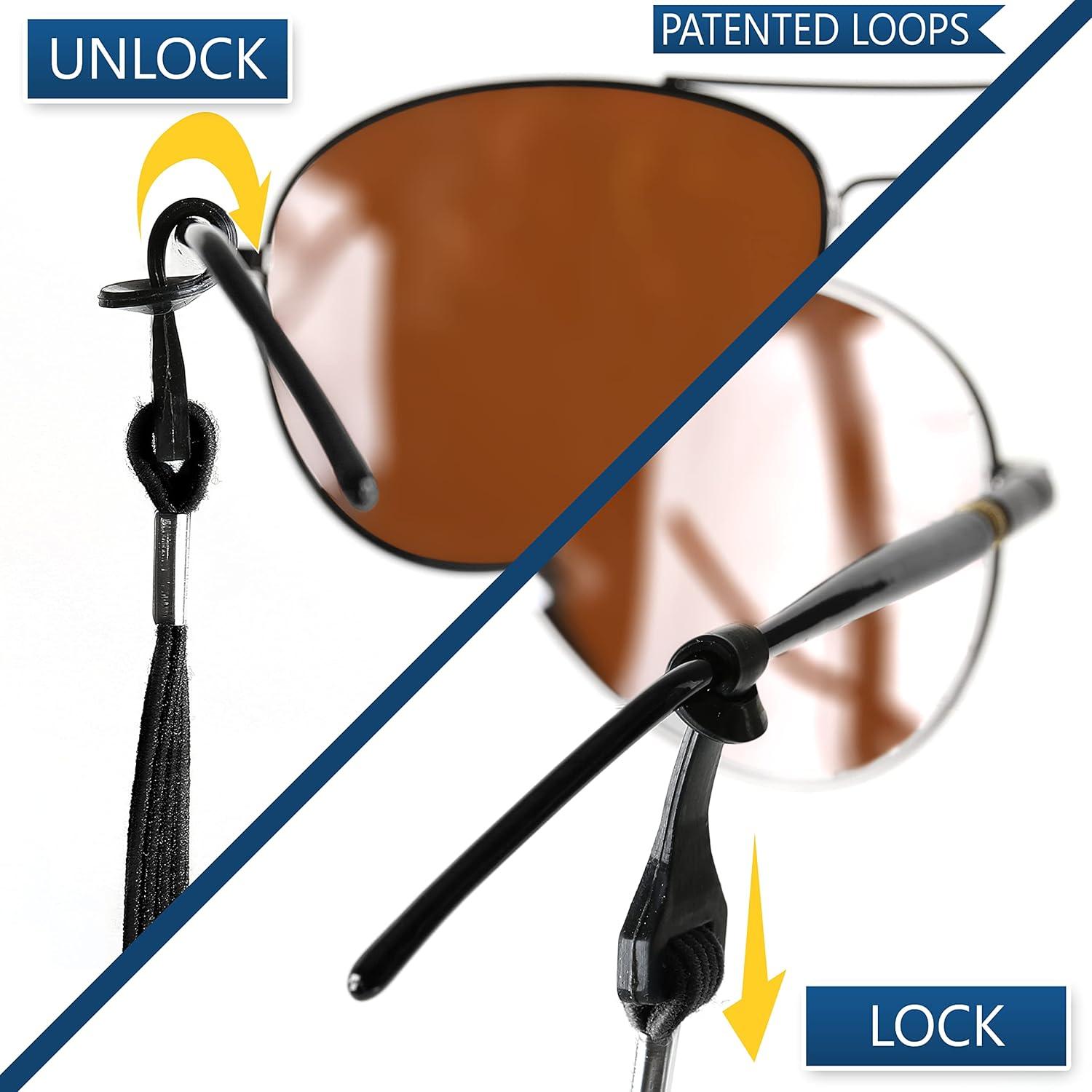 Correa para Gafas SIGONNA - Sujetador Deportivo Negro