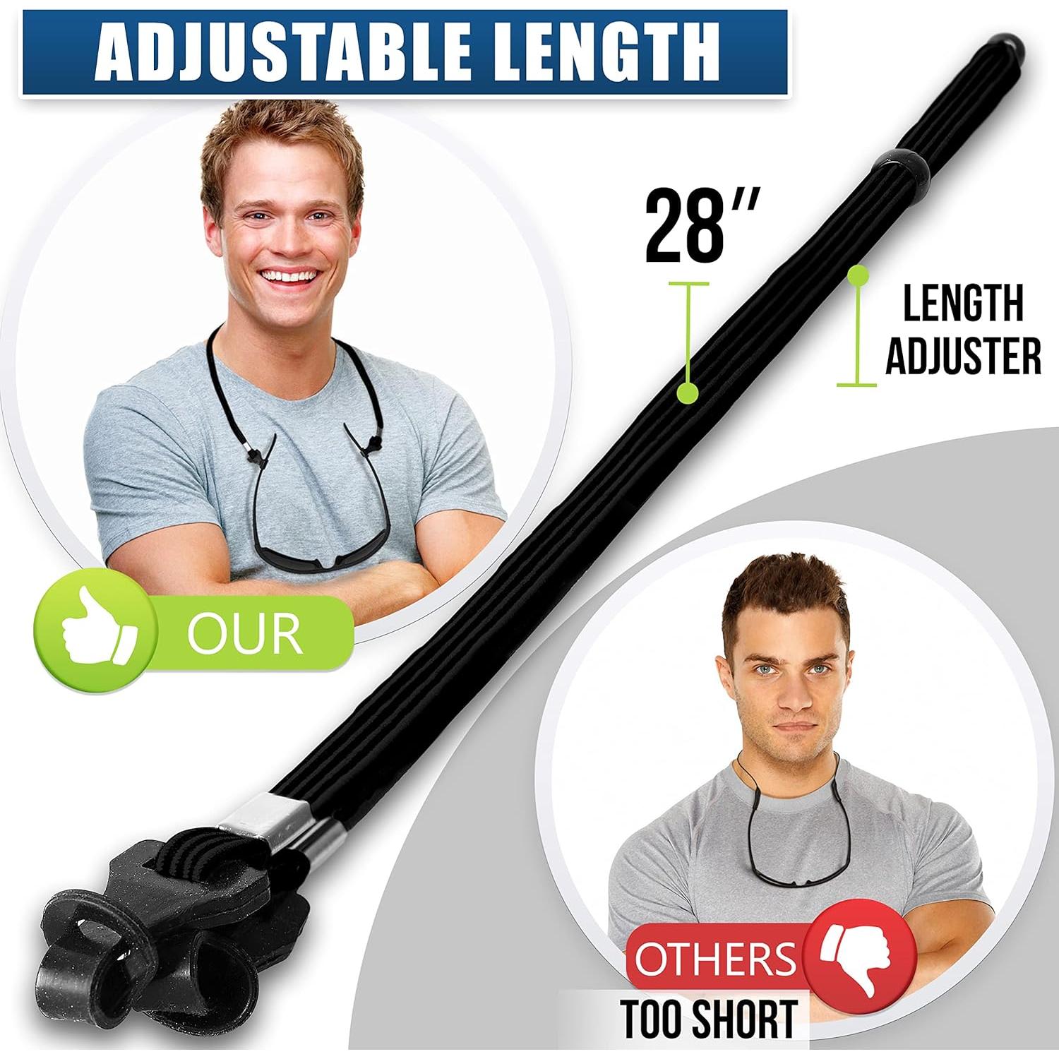 Correa para Gafas SIGONNA - Sujetador Deportivo Negro