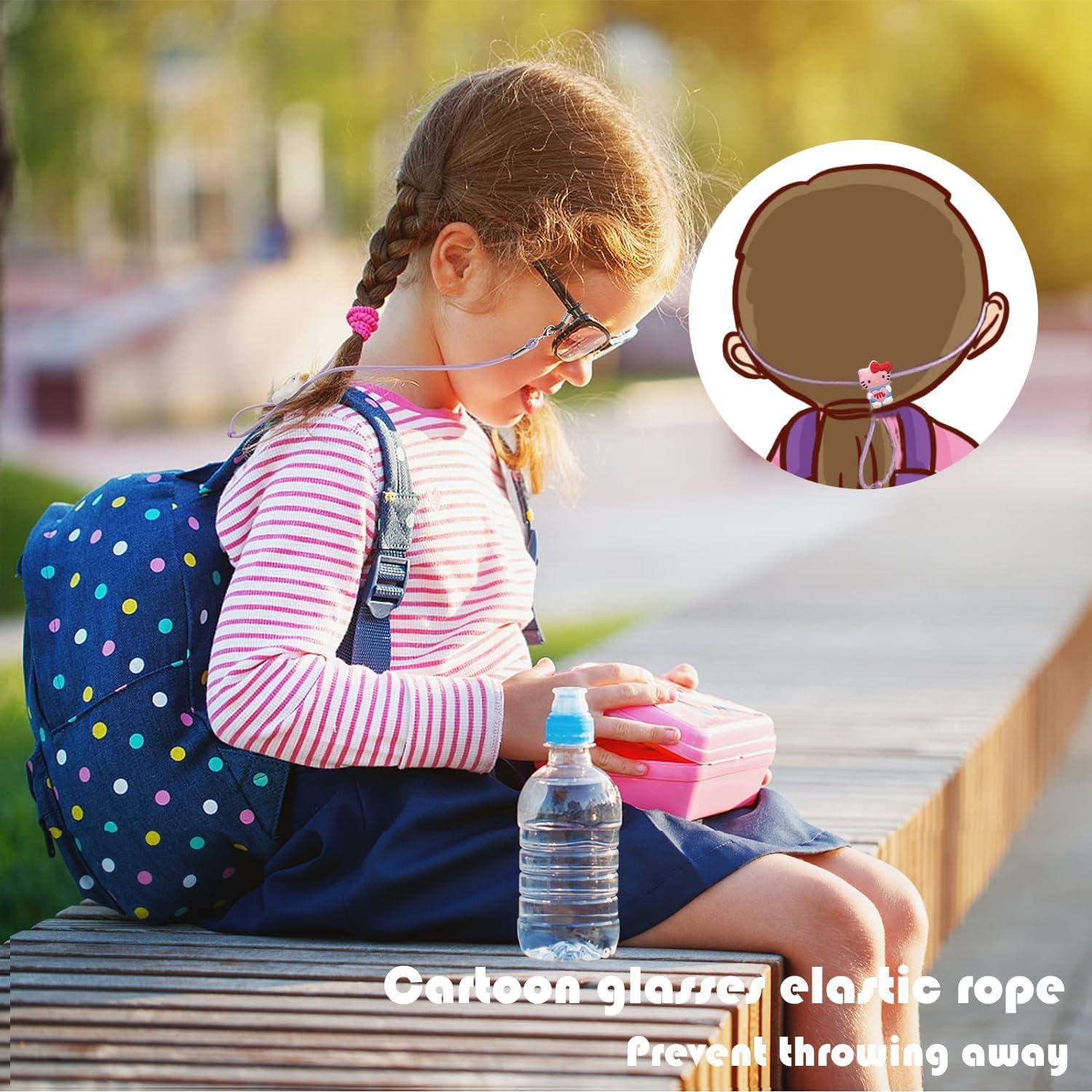 Cinta para Gafas de Niños 10 Pcs Gatito Ajustable