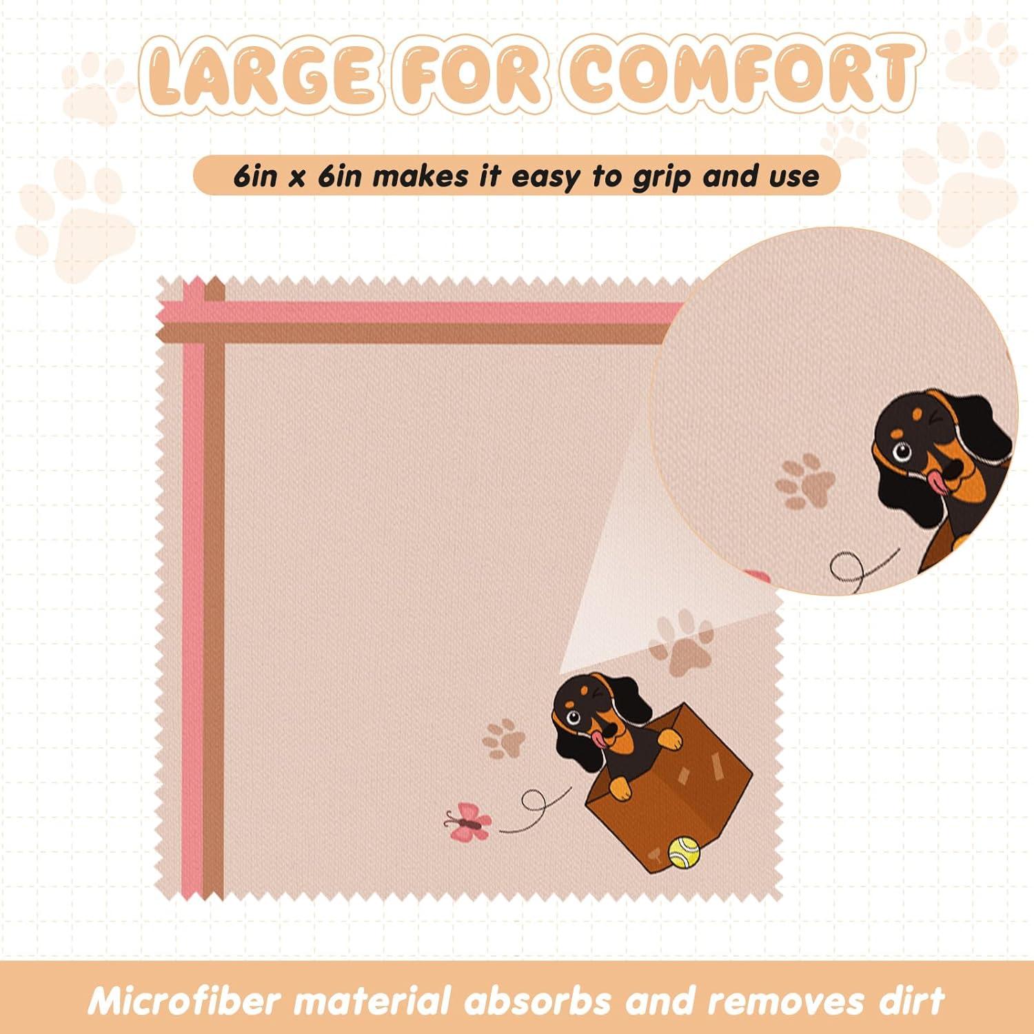 Paños de Limpieza Weewooday 18 Piezas Microfibra 15x15cm