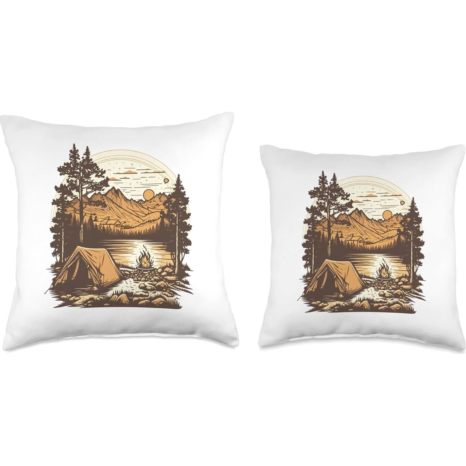 Cojín de Lanzamiento 40x40 cm Diseño Aventura Naturaleza