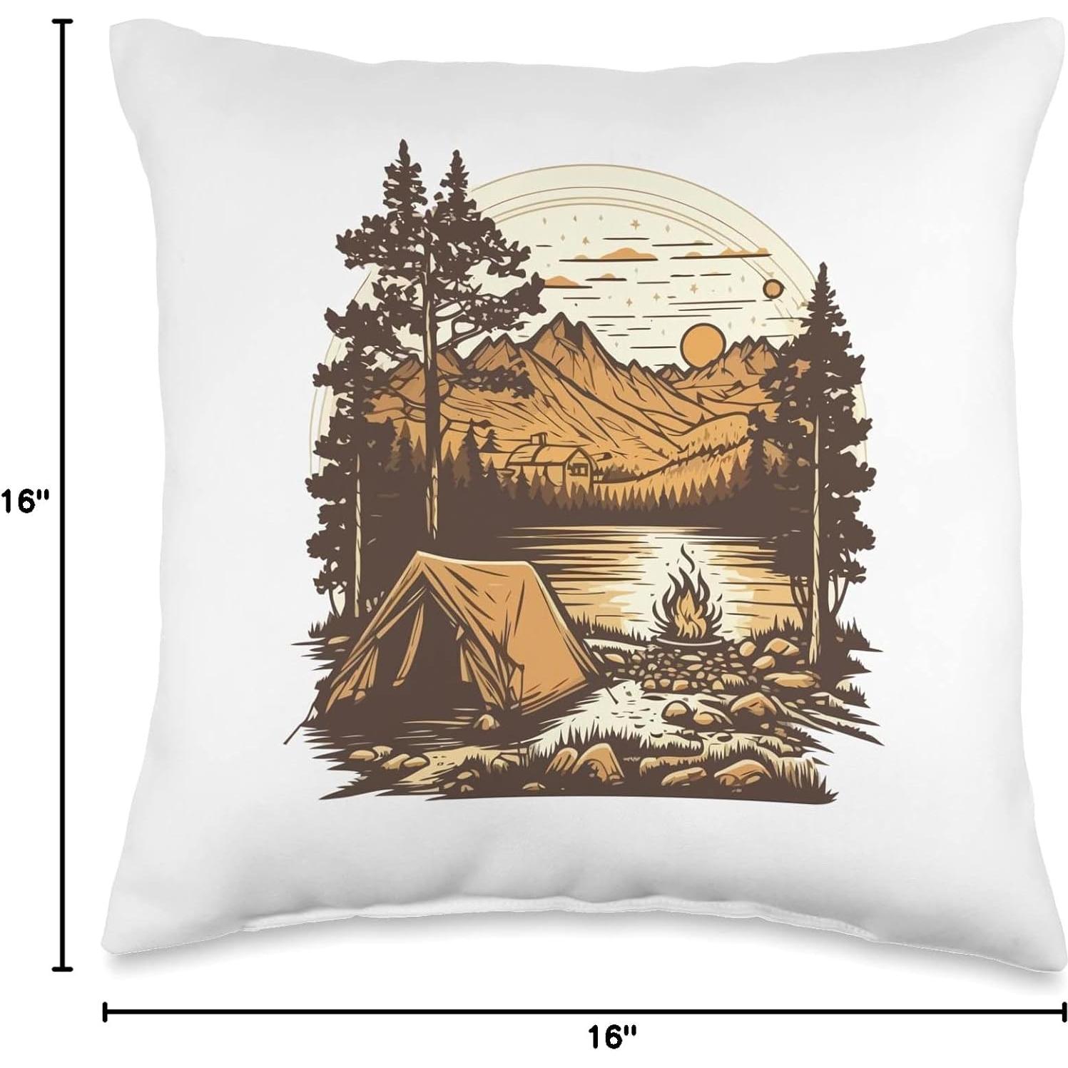 Cojín de Lanzamiento 40x40 cm Diseño Aventura Naturaleza