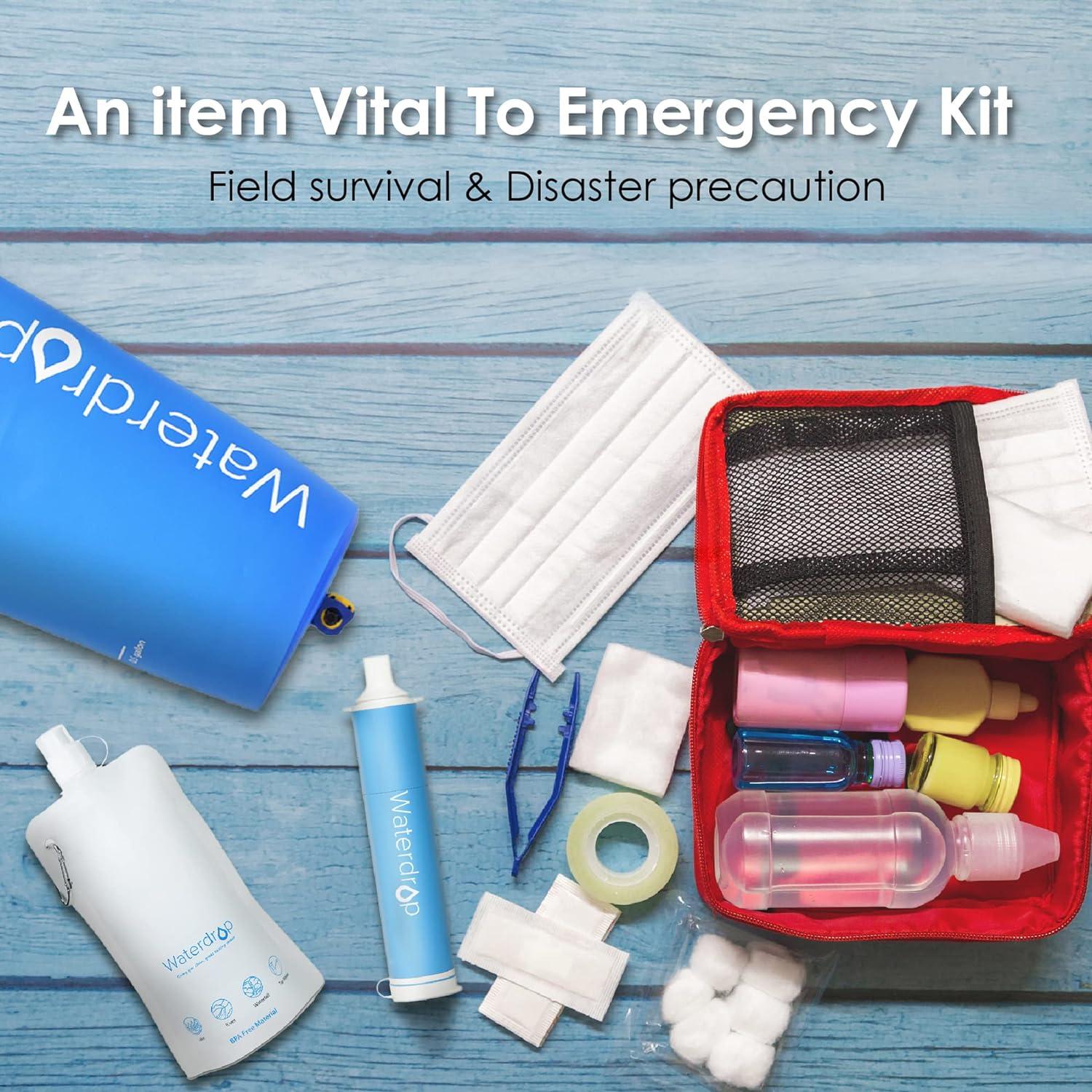 Filtro de Agua Gravity Waterdrop 1.5 Gal, 5 Etapas, Azul