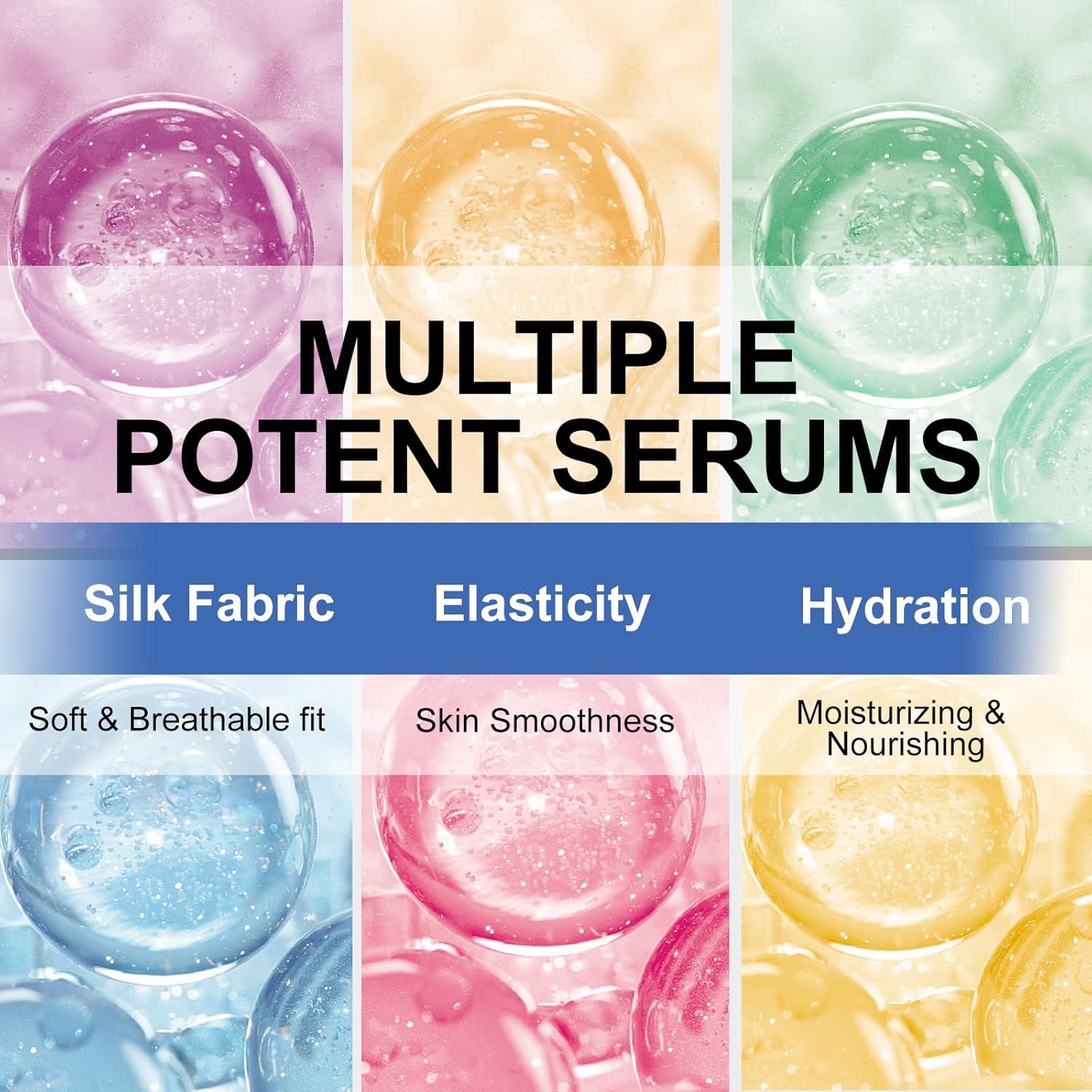 Paquete de 12 Máscaras Faciales Hidratantes GUOYAOLIFU