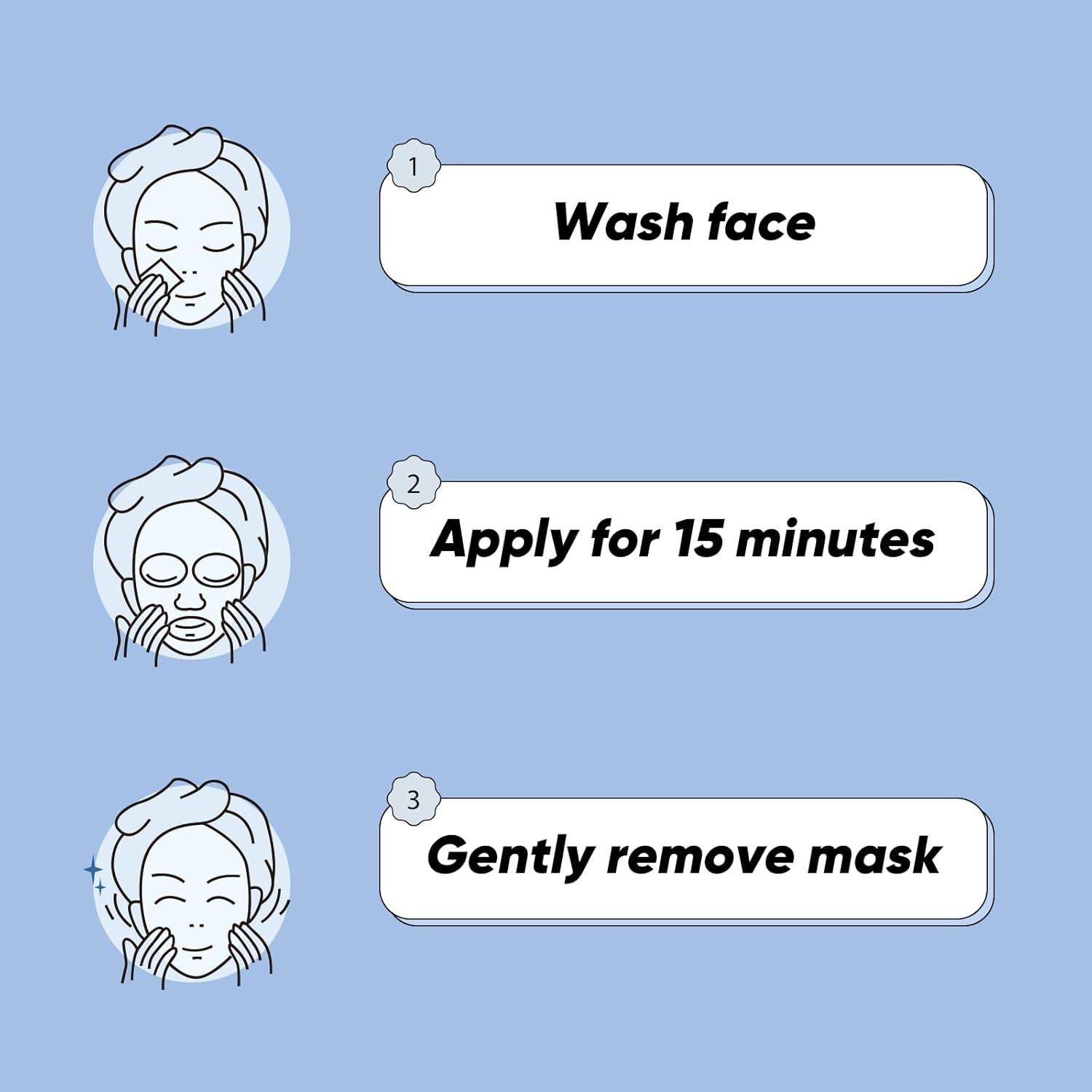 Paquete de 12 Máscaras Faciales Hidratantes GUOYAOLIFU