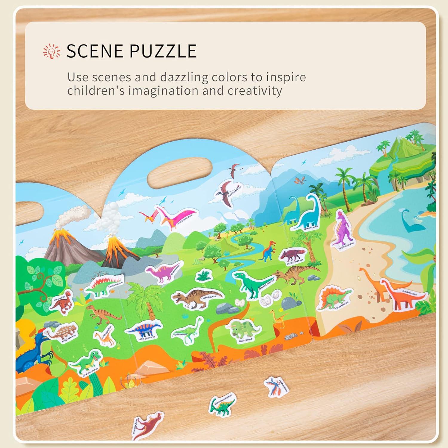 Paquete de 6 Libros de Pegatinas Reutilizables MIKNEKE