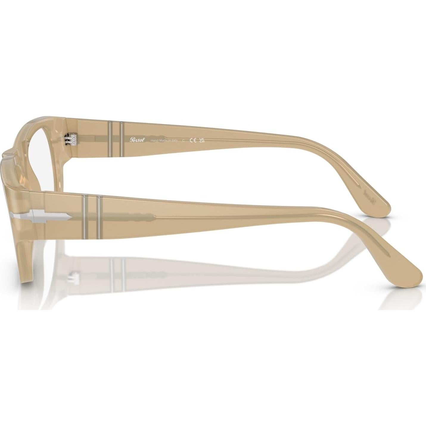 Gafas Recetadas Cuadradas Persol PO3324V Ópalo Beige 56mm