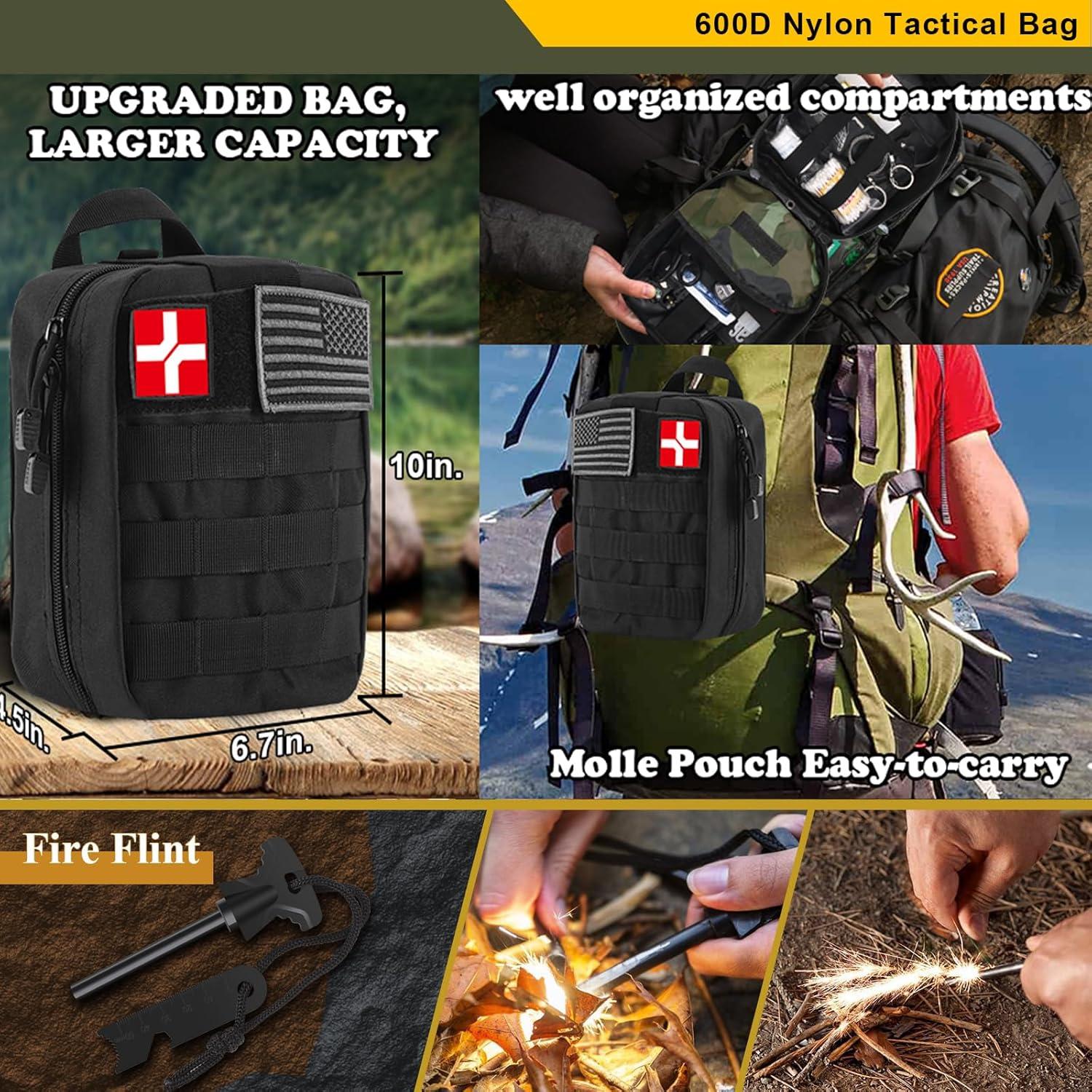 Kit de Supervivencia Abpir 318 Piezas para Emergencias