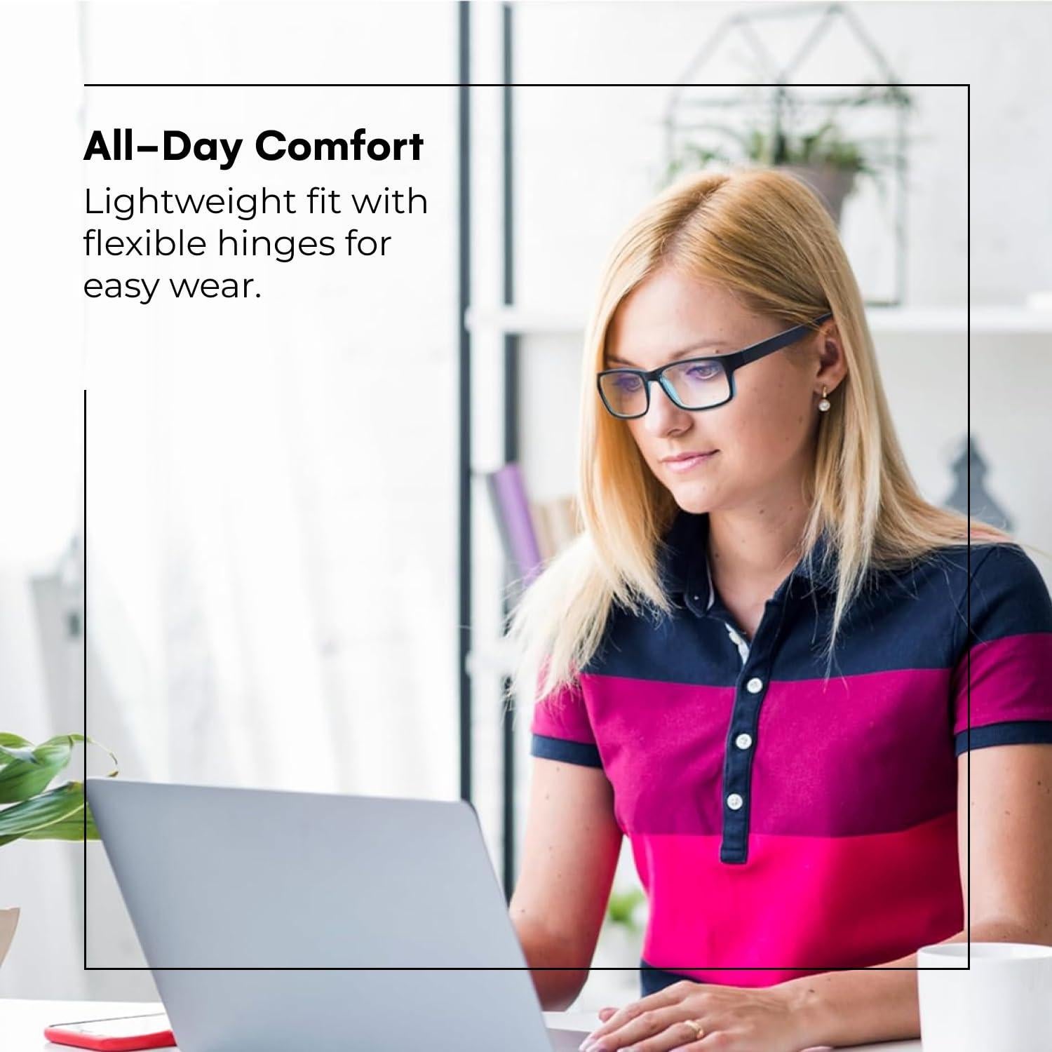 Gafas de lectura Readerest 2.00 Aumento Bloqueo Luz Azul