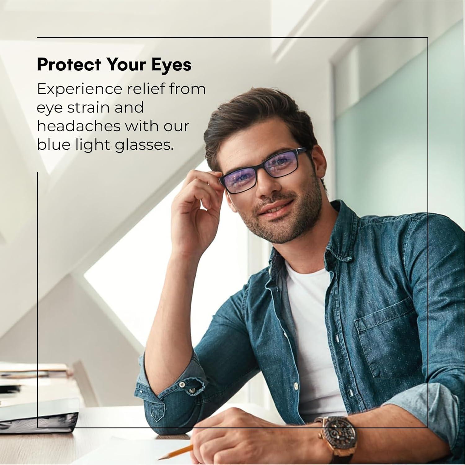 Gafas de lectura Readerest, bloqueo luz azul, UV, unisex