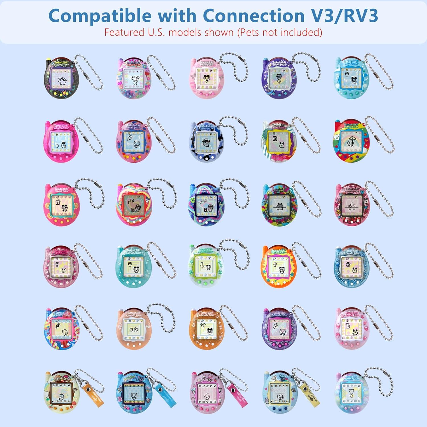 Funda Protectora Dura SGHLDE para Tamagotchi V3 Transparente