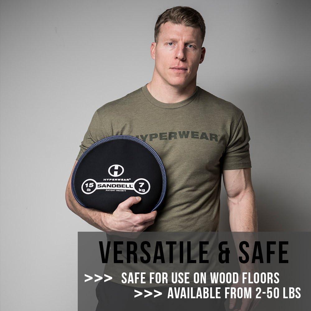 Hyperwear SandBell Bolsa de Arena 0.9-22.7 kg Neopreno