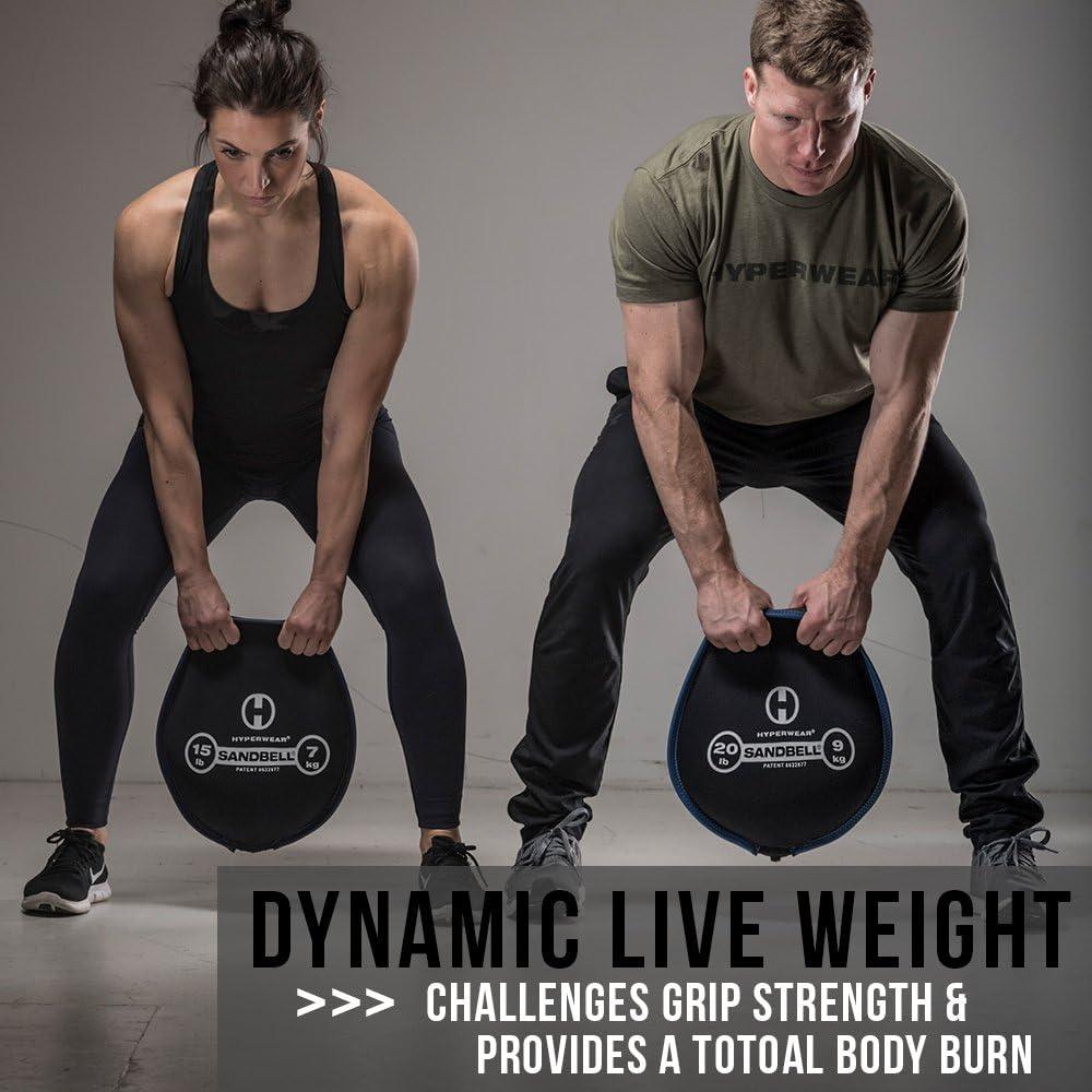 Hyperwear SandBell Bolsa de Arena 0.9-22.7 kg Neopreno
