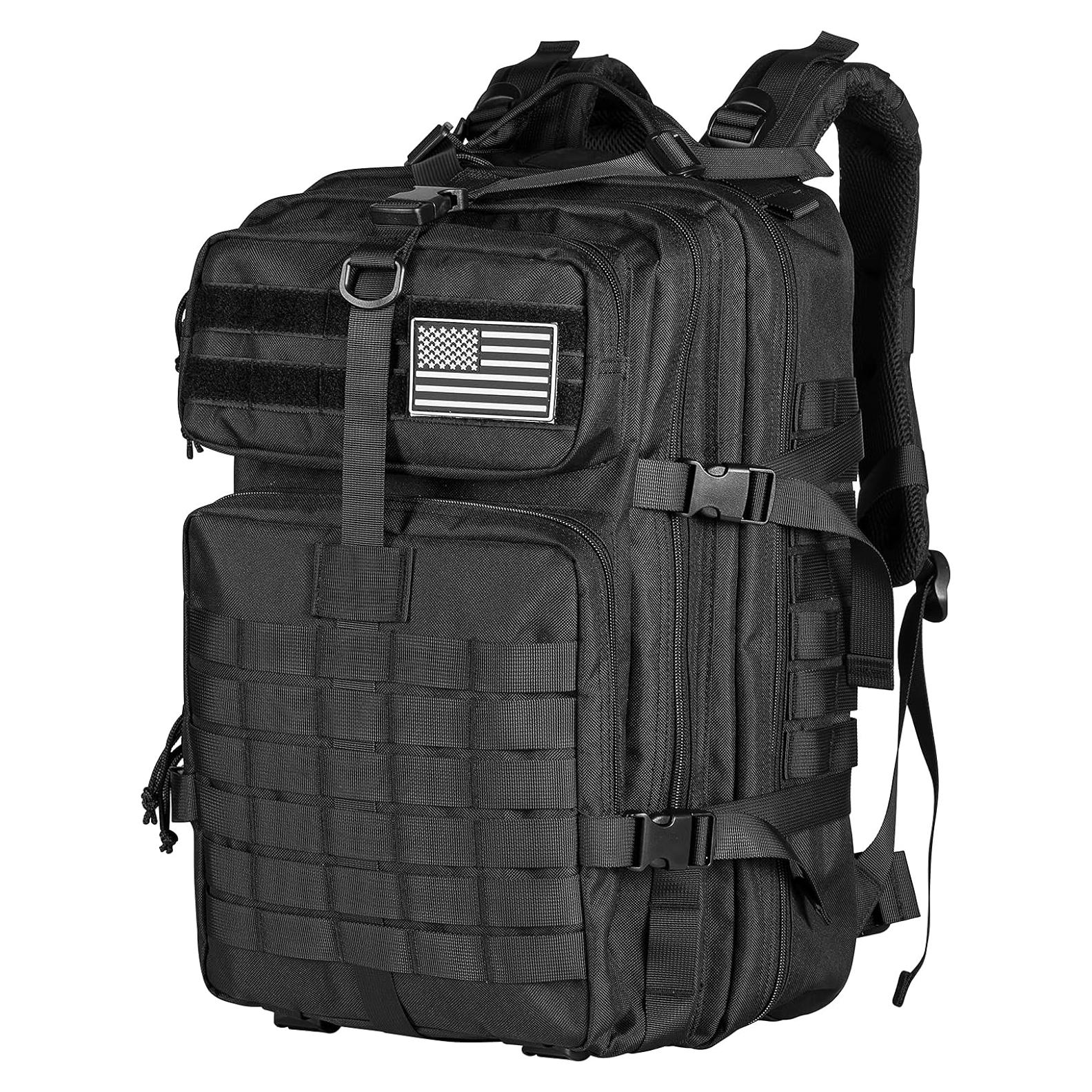 Mochila Táctica Himal Outdoors 40L Molle Negra