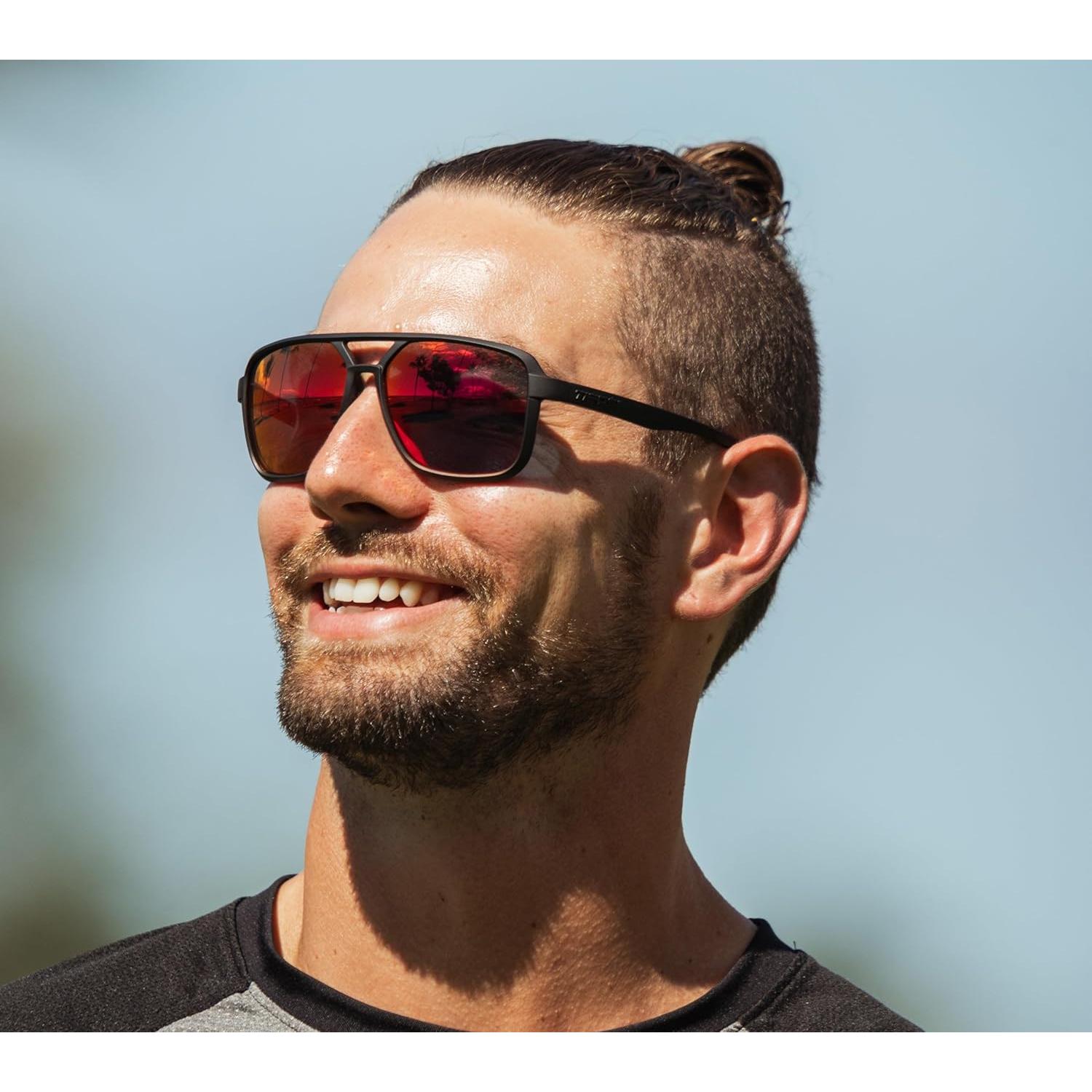 Gafas de sol Tifosi aviador unisex con lentes espejo