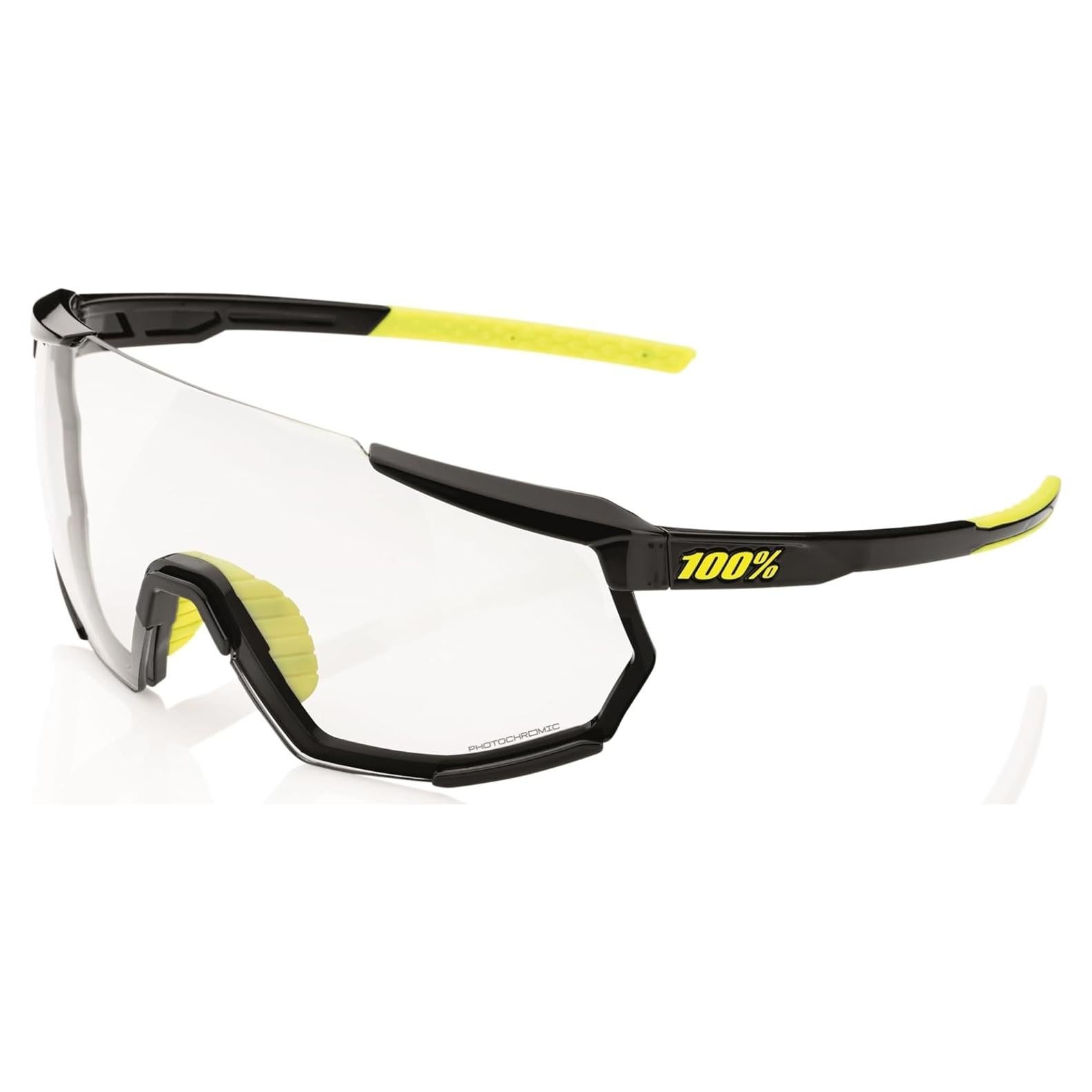 Gafas de sol Racetrap 3.0 100% - Negro brillante fotocromático