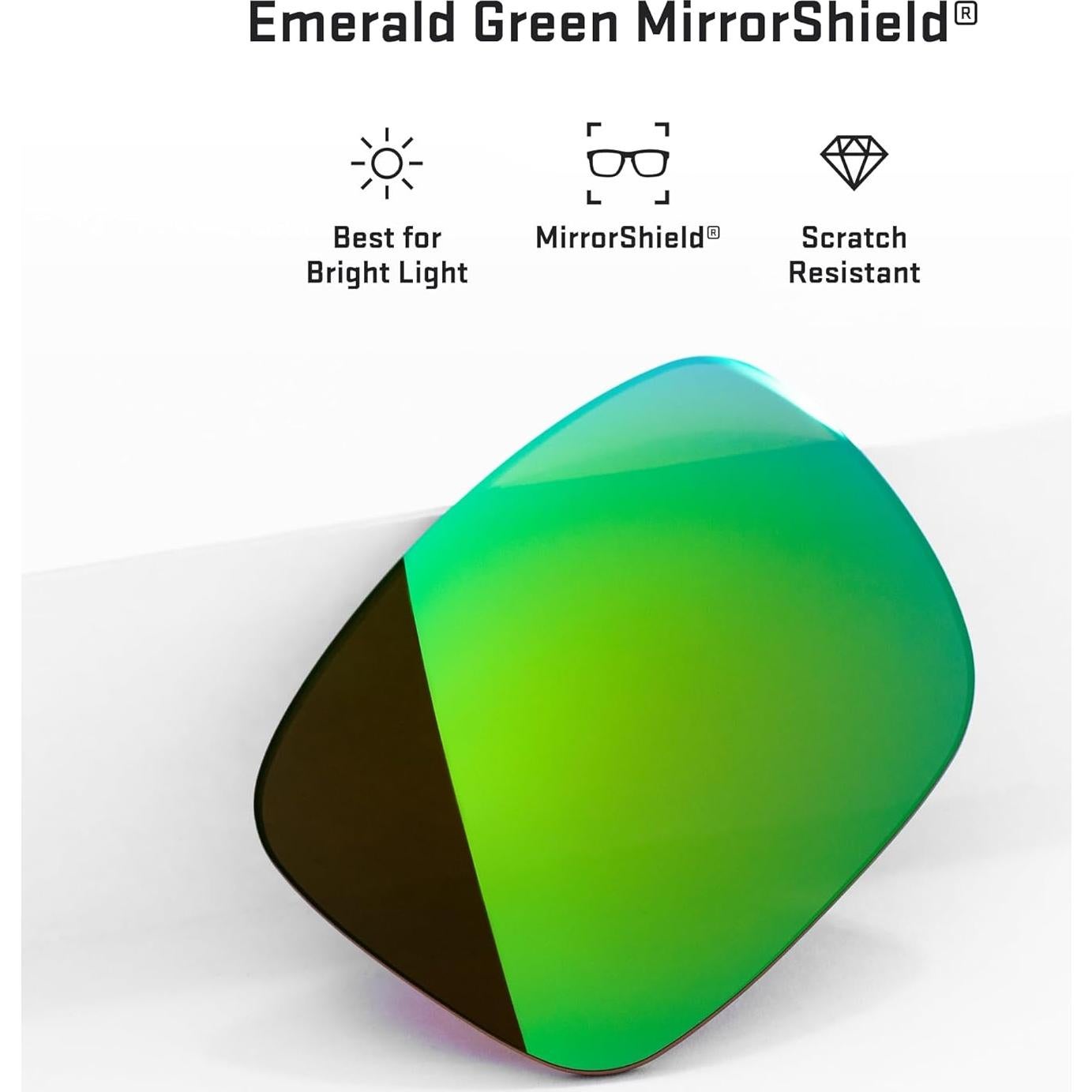 Lentes Revant para Gafas Rudy Project Rydon - Verde Esmeralda