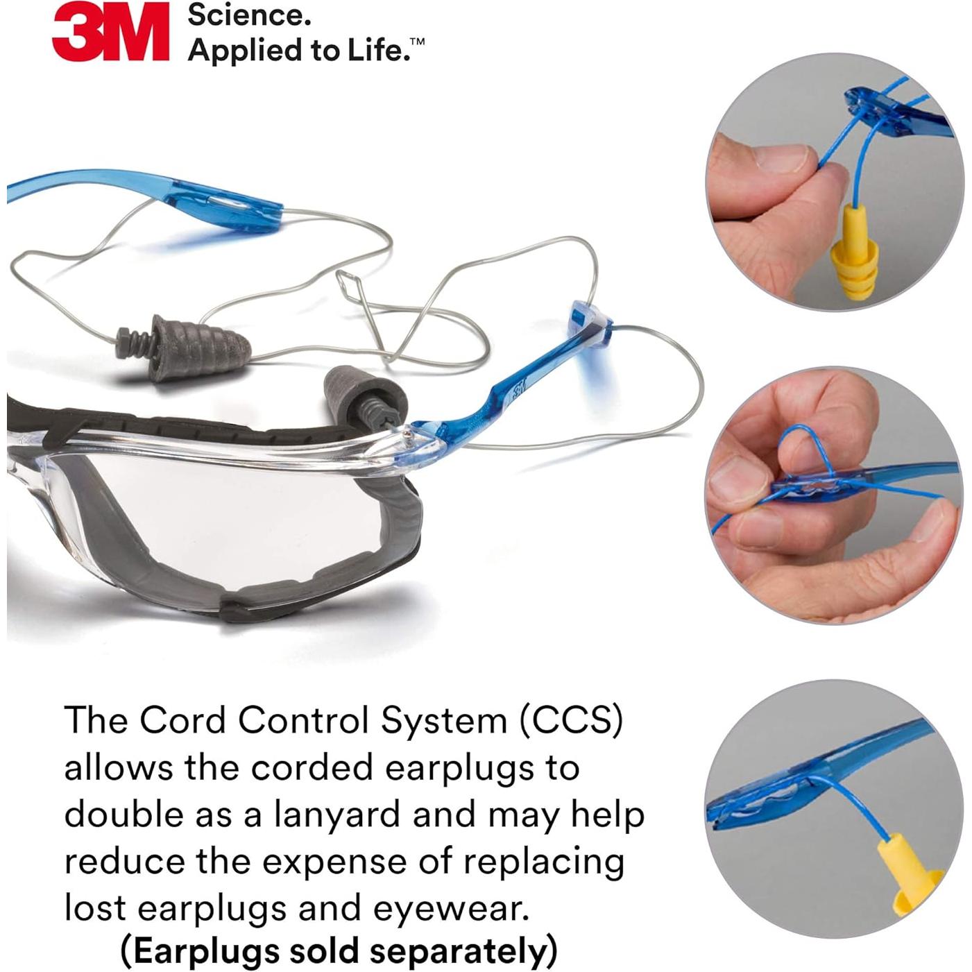 Gafas de Seguridad 3M Virtua CCS Anti-Niebla Lente Clara
