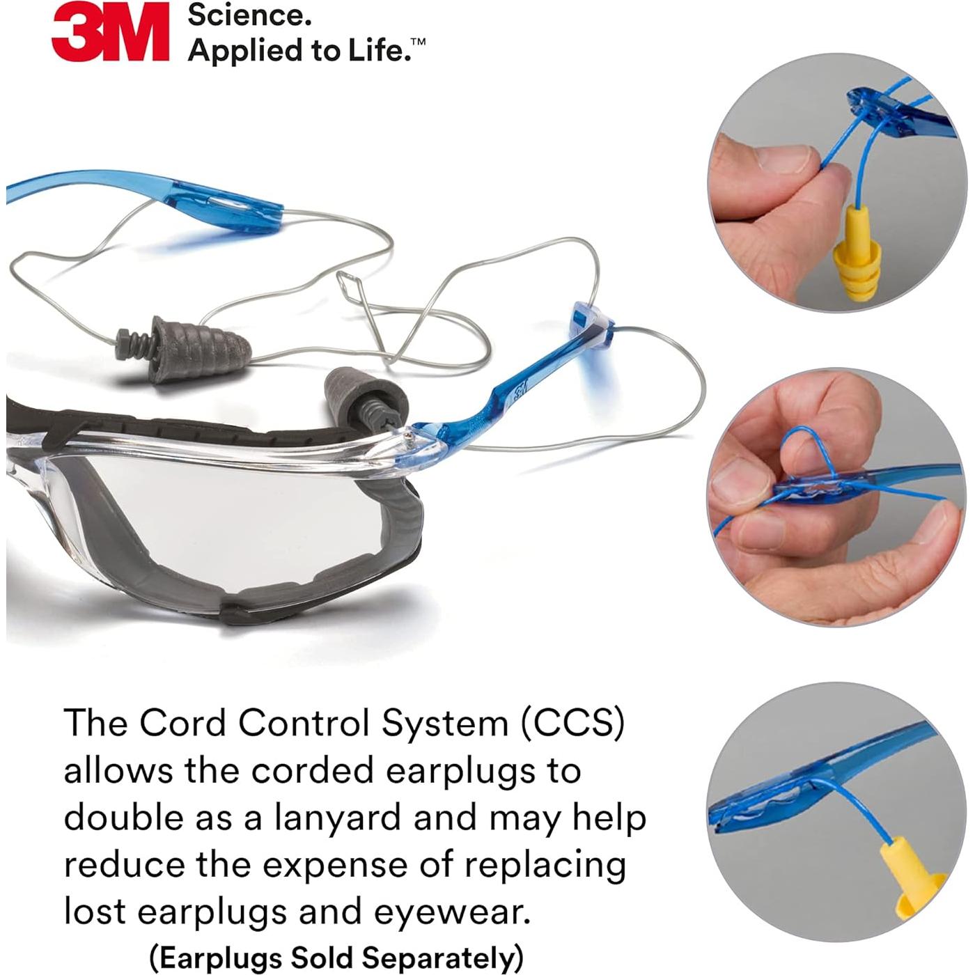 Gafas de Seguridad 3M Virtua CCS Anti-Niebla Azul