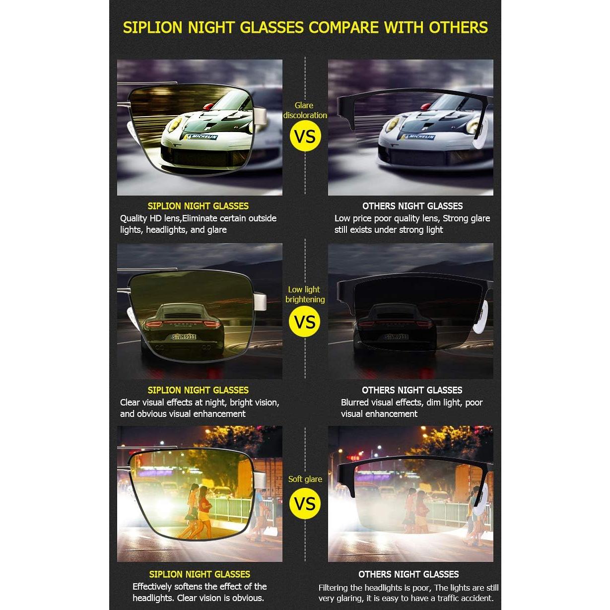 Gafas de sol SIPLION polarizadas para hombres UV400