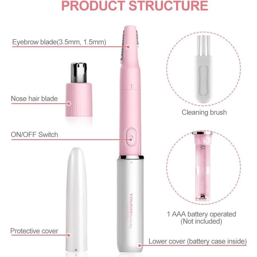 Recortadora TOUCHBeauty TB-1458 para Cabello y Cejas