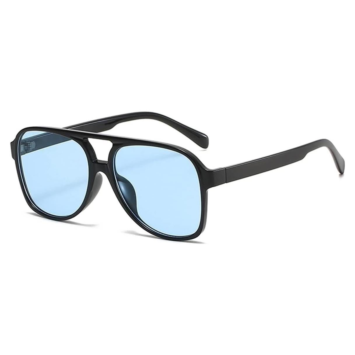 Gafas de sol aviador vintage UV400 para unisex - Amarillas