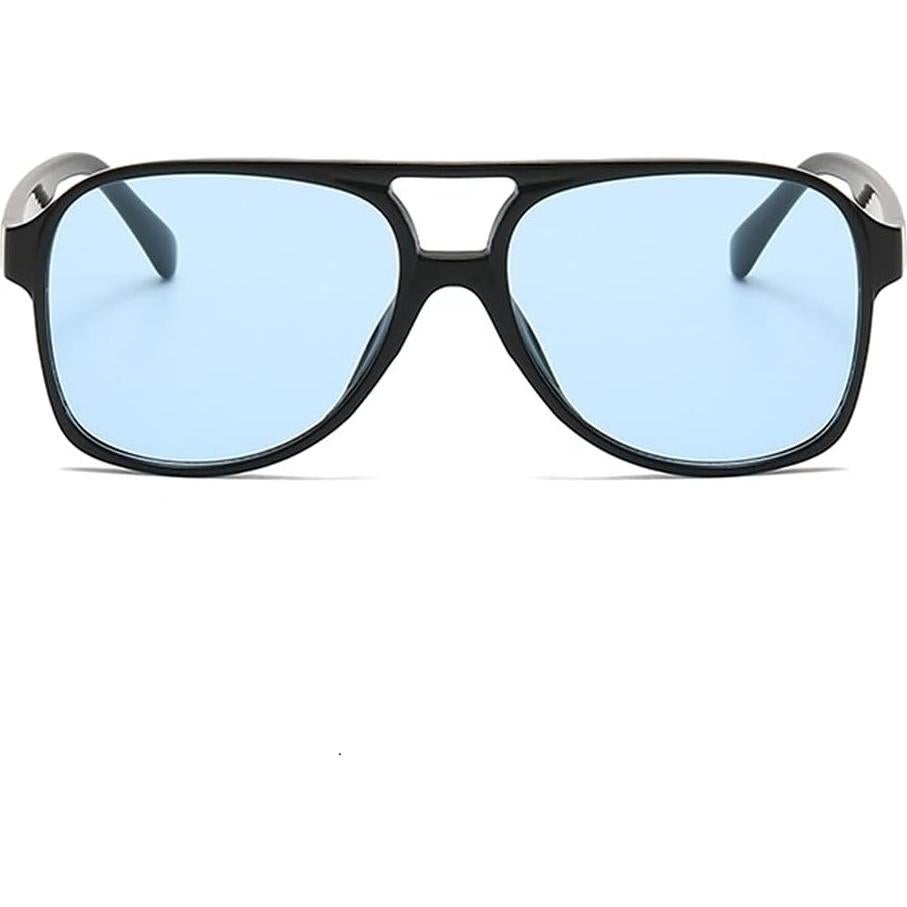 Gafas de sol aviador vintage UV400 para unisex - Amarillas