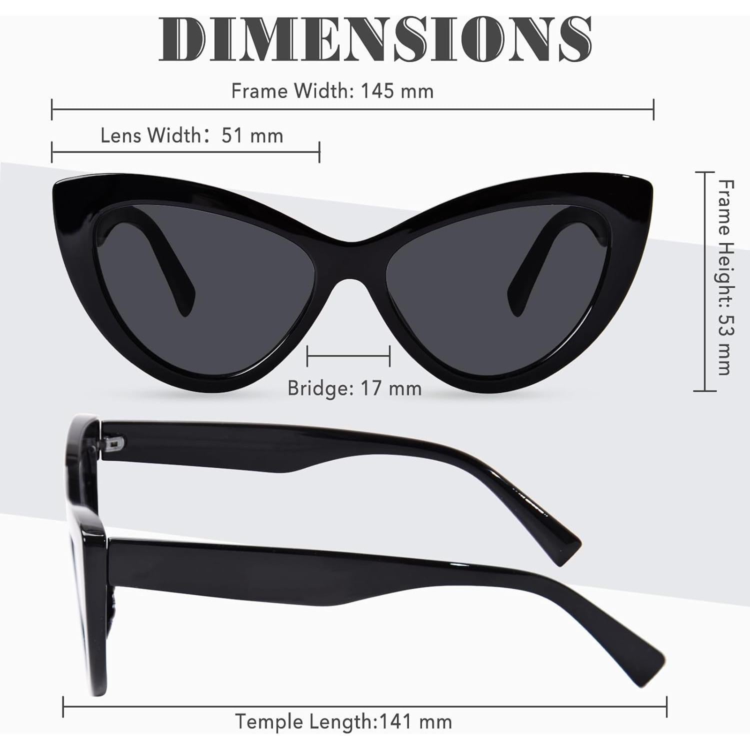 Gafas de sol OPTOFENDY ojo de gato UV protección mujer