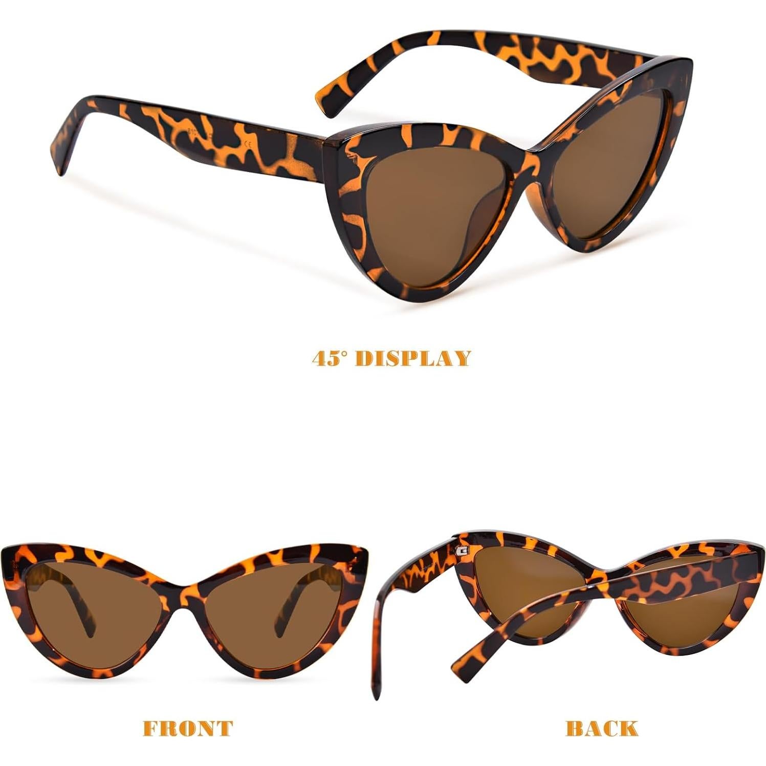 Gafas de sol OPTOFENDY ojo de gato UV protección retro