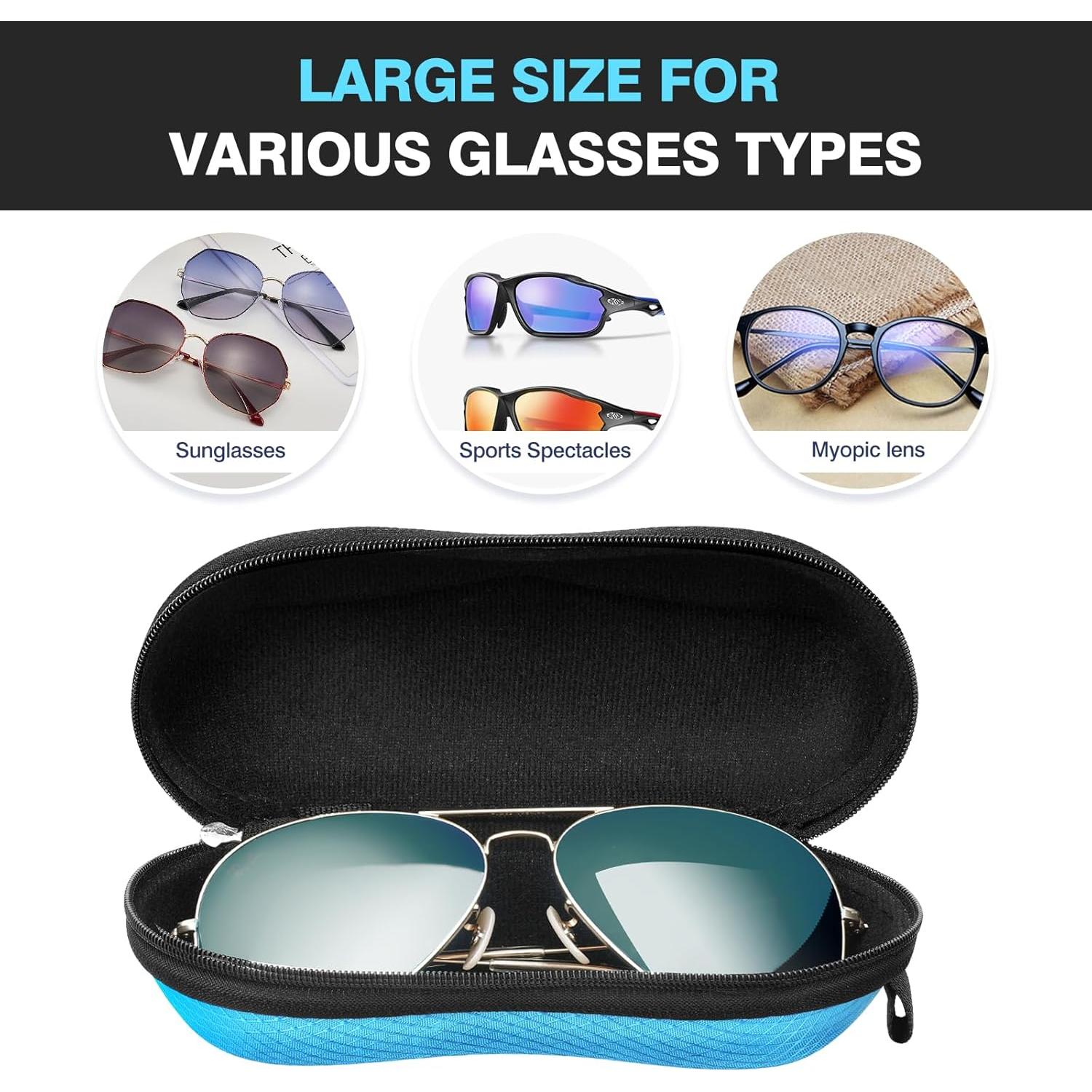 Funda de Gafas Semi Dura MoKo con Gancho y Destornillador