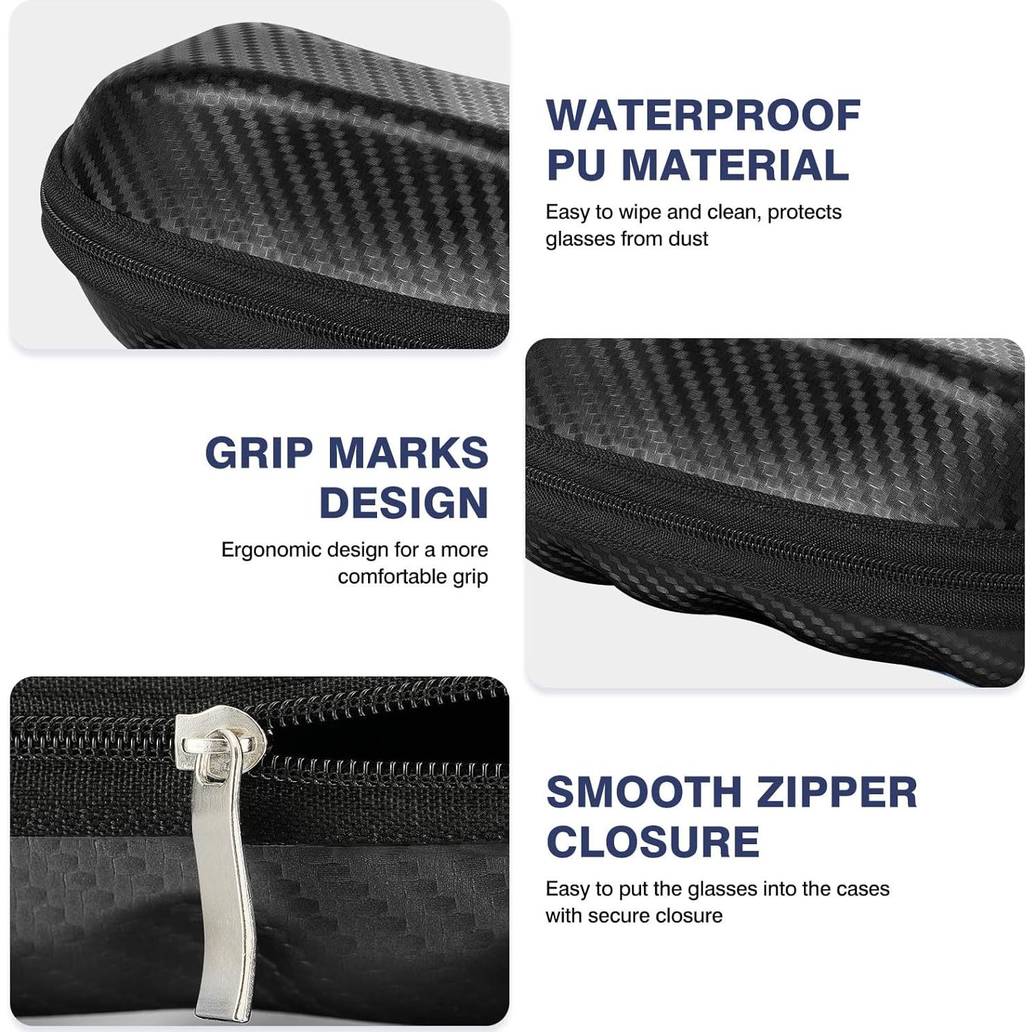 Funda de Gafas Semi Dura MoKo con Gancho y Destornillador